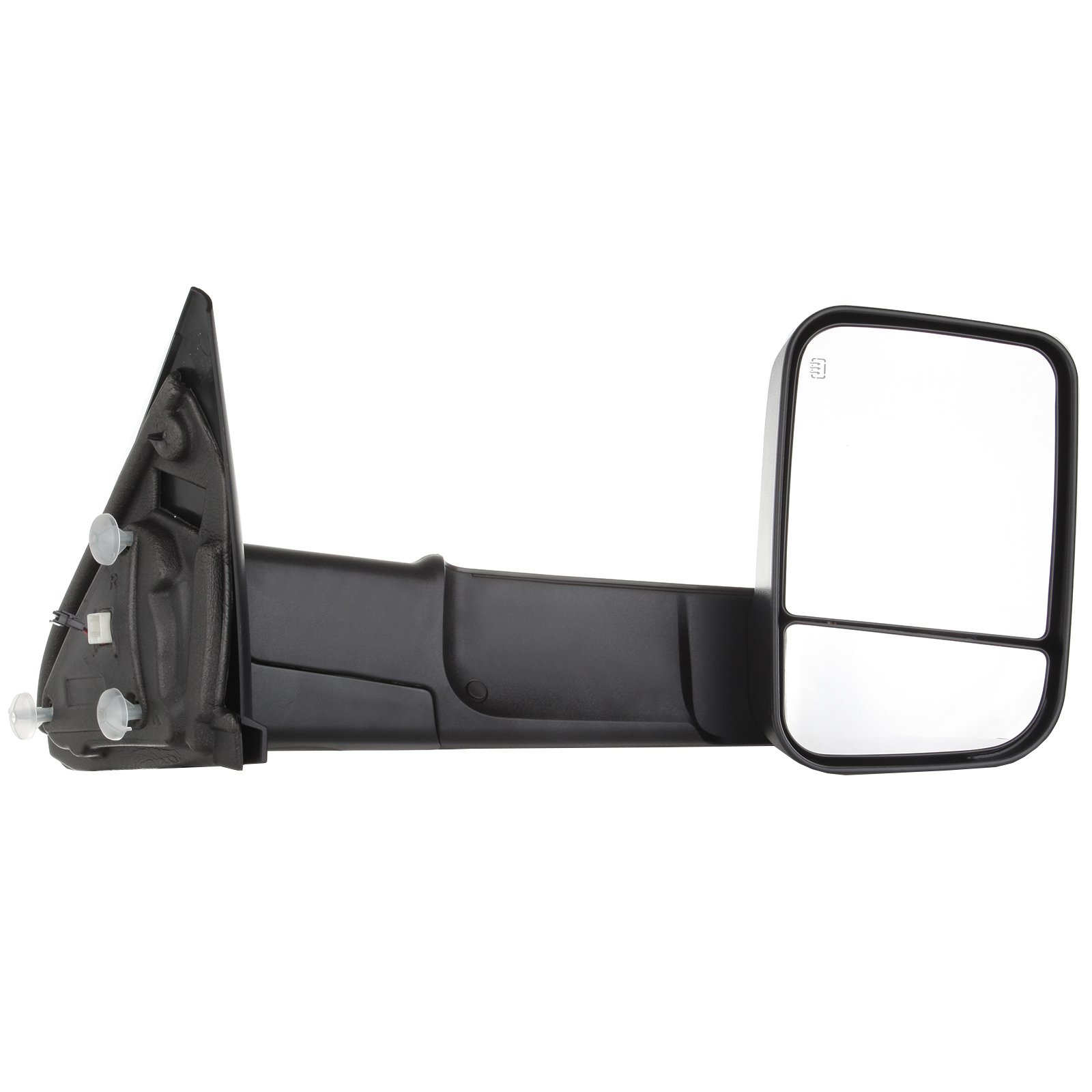 Heated Power Towing Mirrors with Turn Signal - Compatible with Dodge Ram 1500 (2002-2008), Ram 2500/3500 (2003-2009) - Left & Right Side Black Mirrors - Perfect for Truck Towing & Enhanced Night Driving Safety
