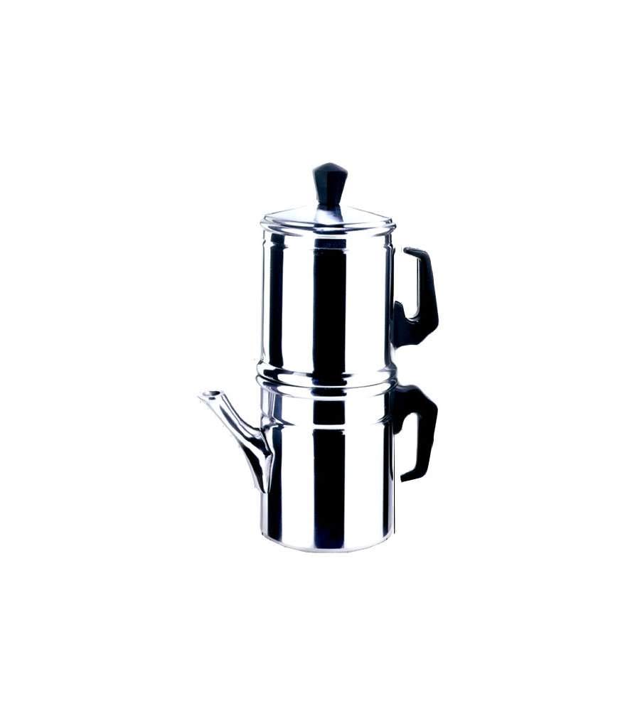 Ilsa Italian Stovetop Espresso Coffee Maker, Aluminum, Silver, 9 Cups - Perfect for Home, Office & Camping Brewing