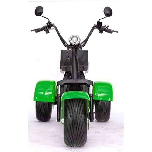 2000W 60V Electric Fat Tire Trike - 3 Wheel Scooter Moped Bike with Golf Rack, Similar to CityCoco Bike CT 3G - Perfect for Commuting, Golf Course Transport & Urban Adventure