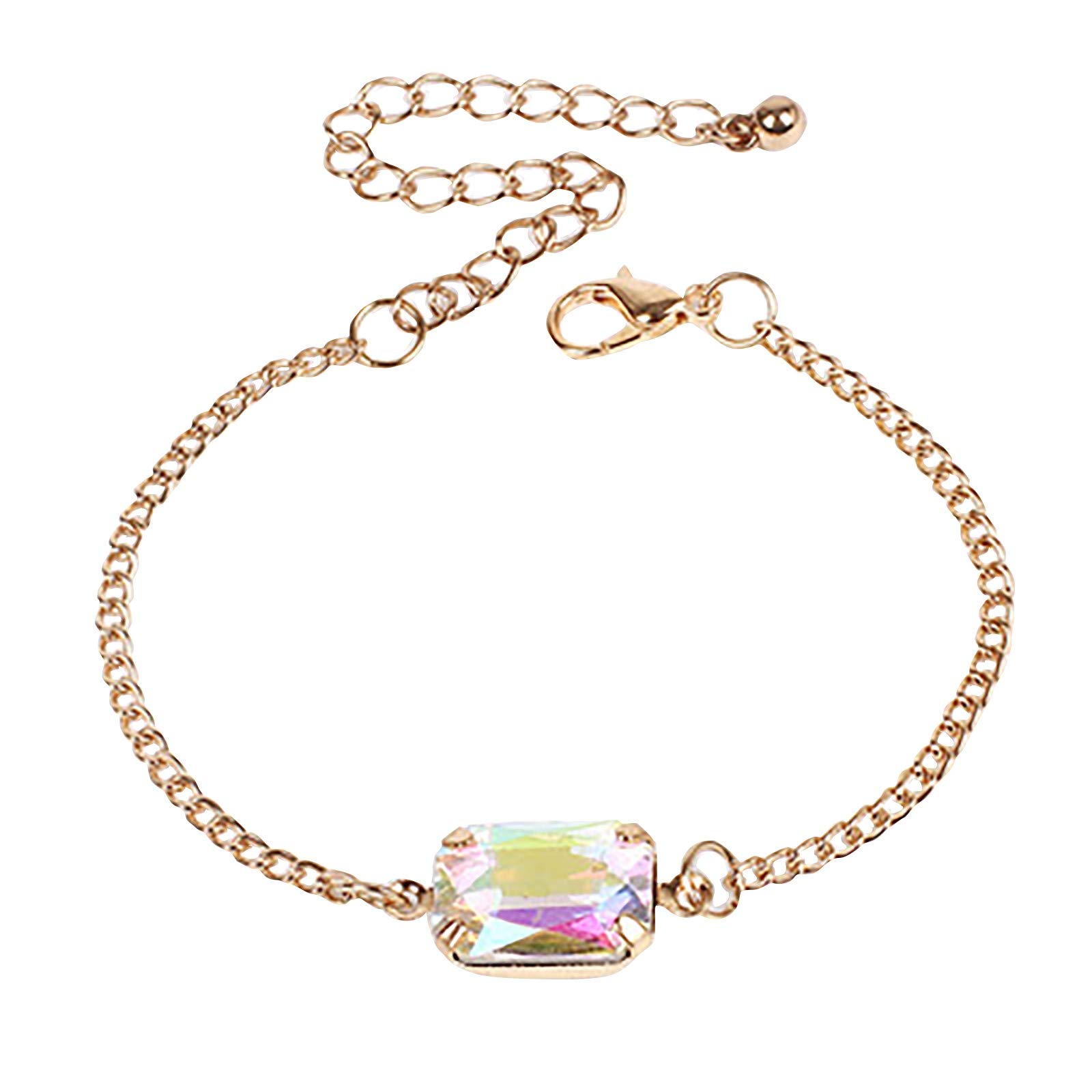 Boho Bracelets for Women - Colorful Acrylic Fashion Bracelets, Handmade Tennis Bracelets with Personality | Perfect for Casual Wear, Festivals & Boho Chic Outfits
