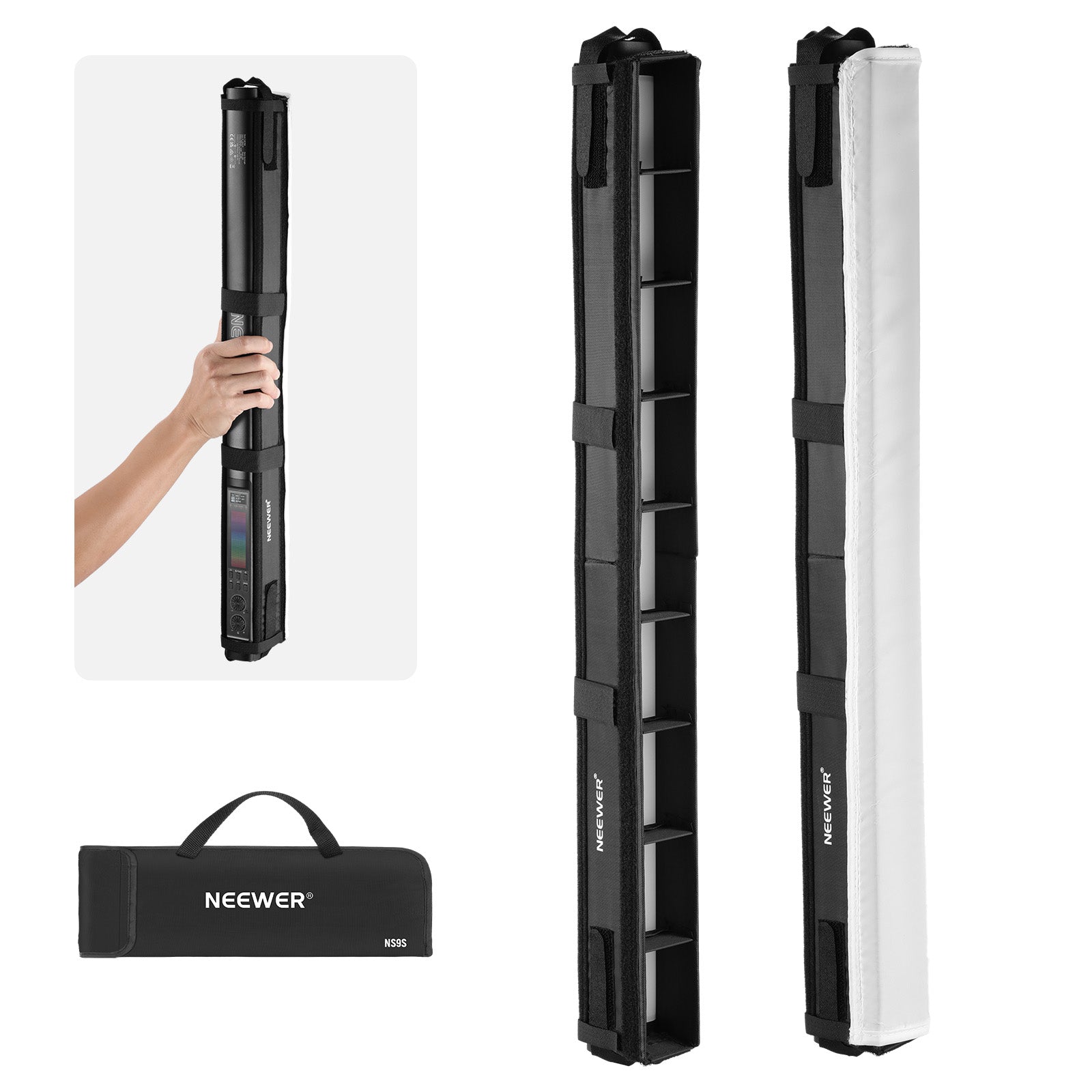 NEEWER NS9S LED Light Diffuser Kit for TL60 - Softbox & Accessories for Photography & Video Lighting - Perfect for YouTube, Studio, Portrait, and Product Photography