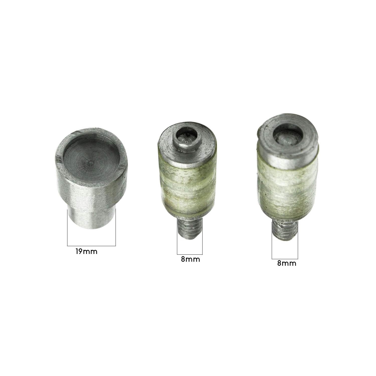 Kam Snaps T5 Size 20 Die Set for Universal Green Hand Press Machine - Perfect for DIY Clothing, Leathercraft & Bag Making Projects
