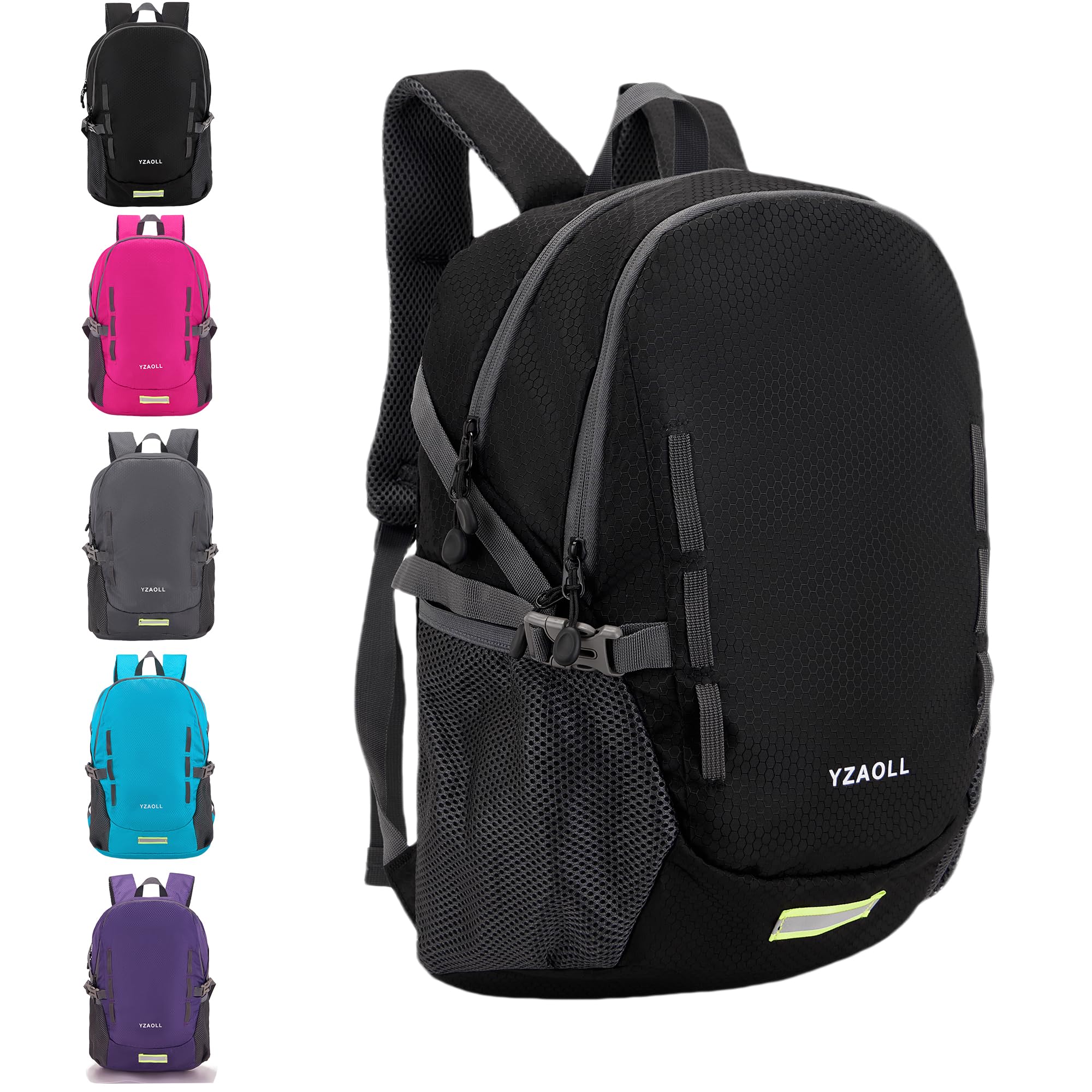 YZAOLL Ultra Lightweight Packable Backpack 20L - Foldable Water Resistant Daypack for Women & Men - Perfect for Travel, Hiking, Camping & Daily Commute