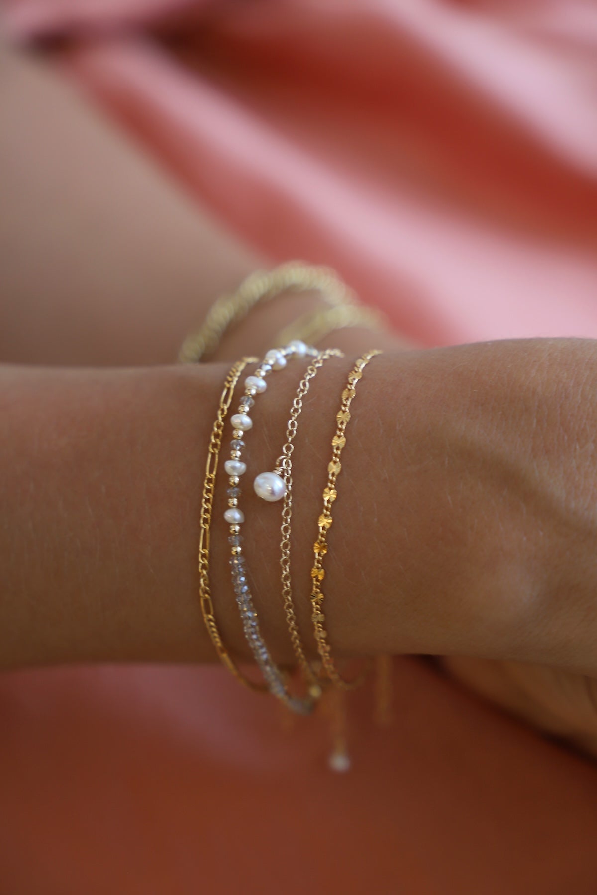 Golden Sands Bracelet - Elegant Adjustable Beaded Bracelet for Women, Perfect for Beach, Vacation & Everyday Wear