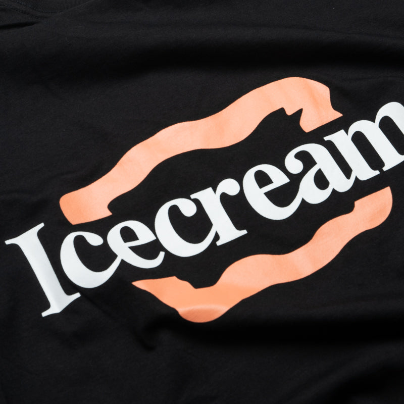 Premium Black Ice Cream Graphic Tee - Soft Cotton T-Shirt for Men & Women - Perfect for Summer Outings & Casual Wear