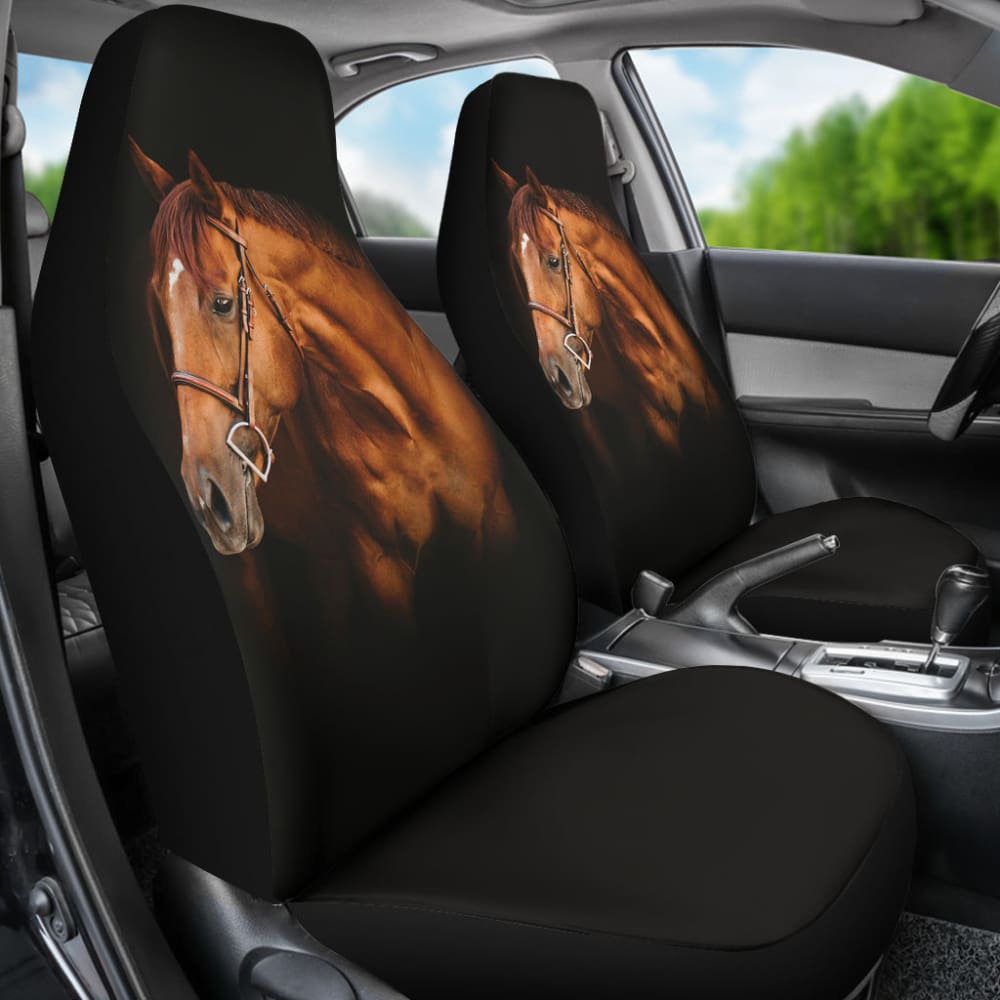 Stylish Horse Print Car Seat Covers - Perfect Gift for Equestrian Lovers & Car Enthusiasts - Durable & Comfortable for Daily Driving, Road Trips & Outdoor Adventures