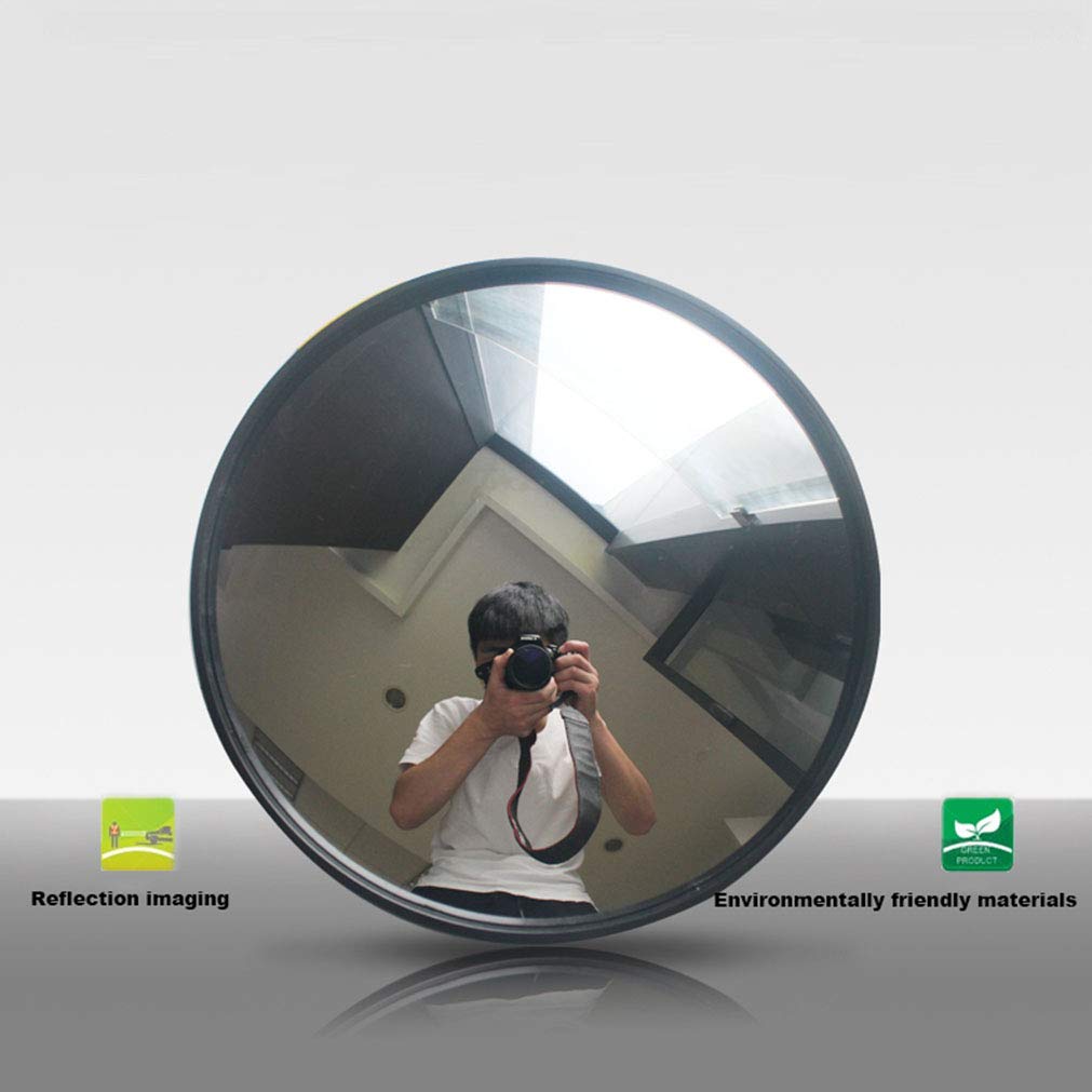 Acrylic Security Mirror for Store & Traffic Monitoring - Wide-Angle Panoramic View, Anti-Theft Ceiling/Wall Mount Mirror for Retail Surveillance & Parking Lot Safety