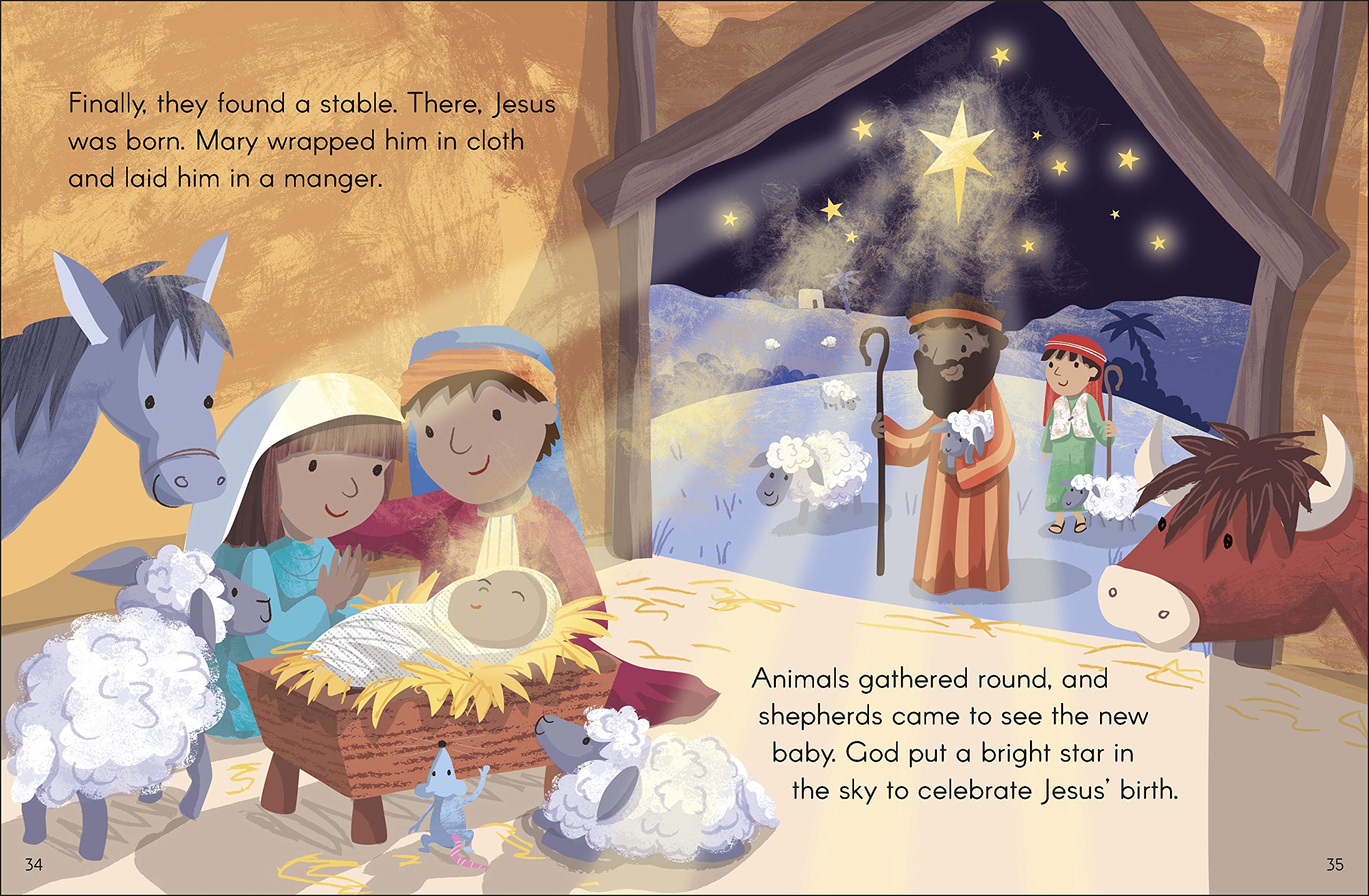 My Very First Bible Stories - Illustrated Children's Bible Book for Toddlers & Preschoolers | Perfect for Bedtime Reading, Sunday School, and Early Christian Education