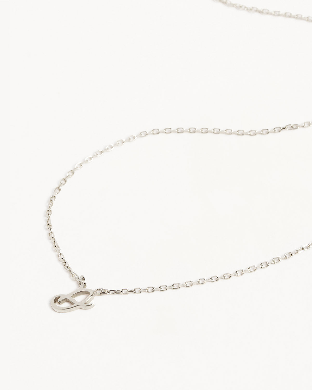Sterling Silver Love Letter Necklace - Personalized Romantic Jewelry Gift for Her - Perfect for Anniversaries, Valentine's Day & Special Occasions