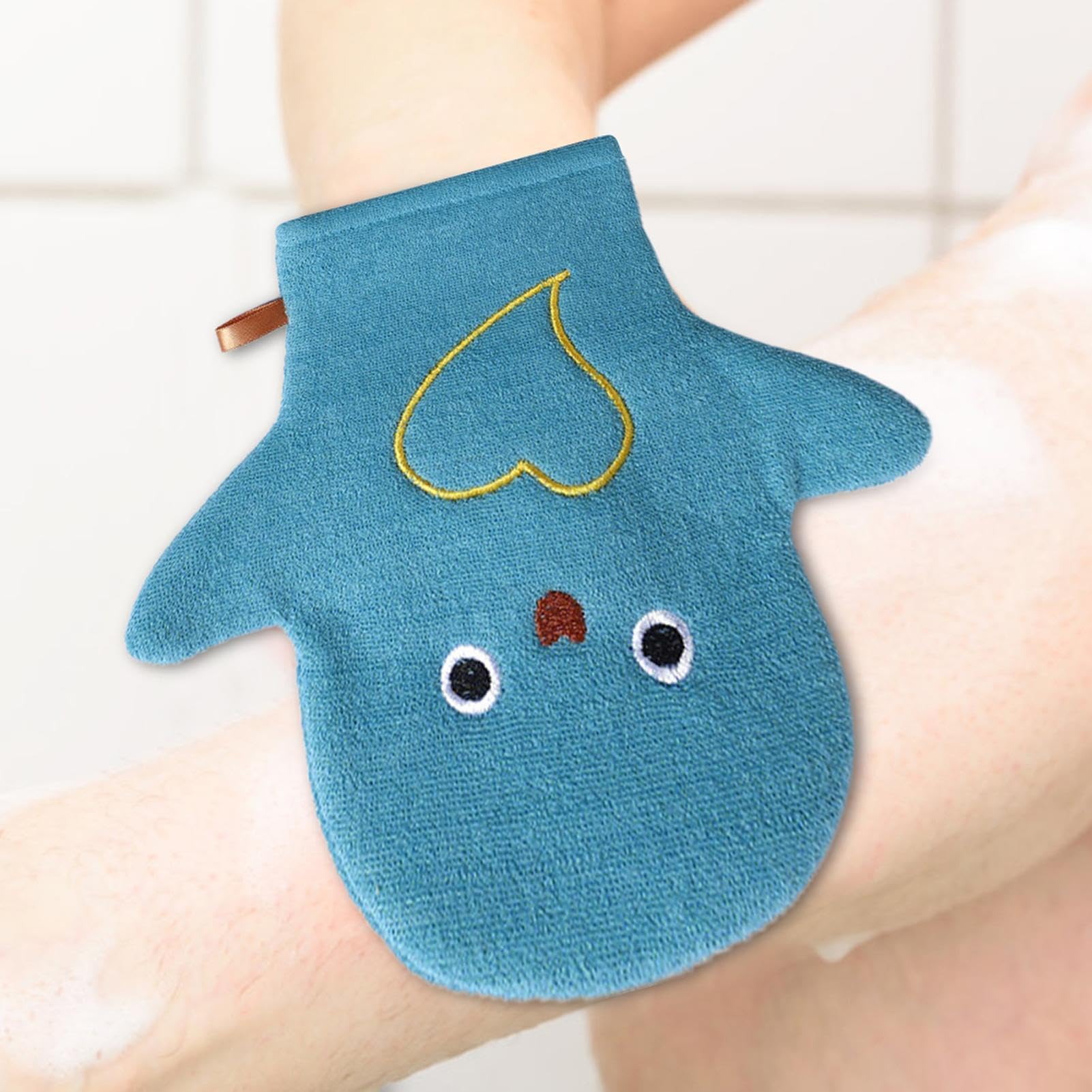 Soft Double-Sided Animal Wash Mitts for Kids - Cute Bath Washcloth Gloves for Babies, Toddlers, Boys & Girls | Gentle Skin Cleaning for Sensitive Skin | Perfect for Bath Time, Travel & Baby Shower Gifts