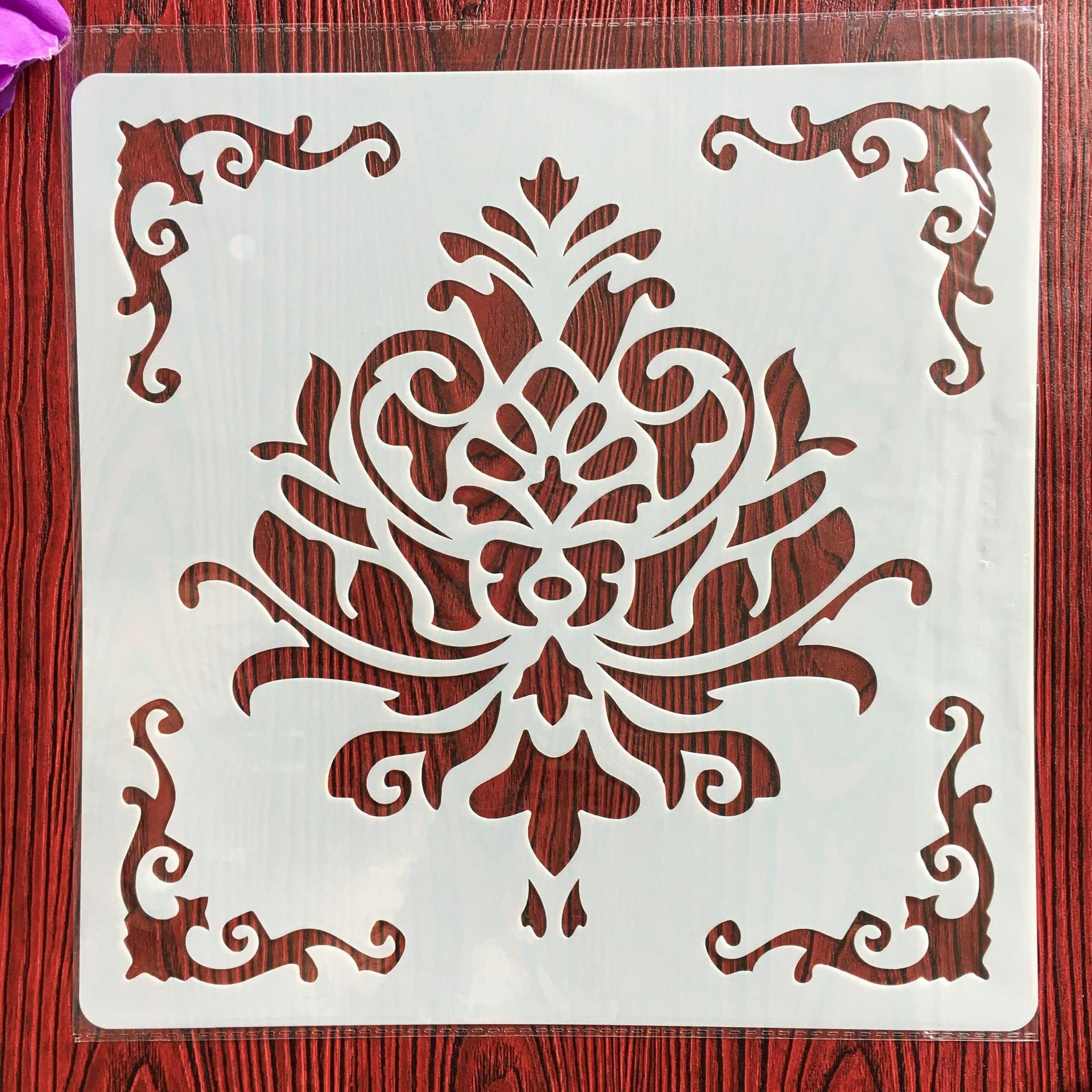 30x30cm Reusable DIY Mandala Stencils for Wood Painting - Woodcut, Scrapbooking & Wall Art Decoration | Perfect for Home Decor, Craft Projects & Wall Stamping Designs