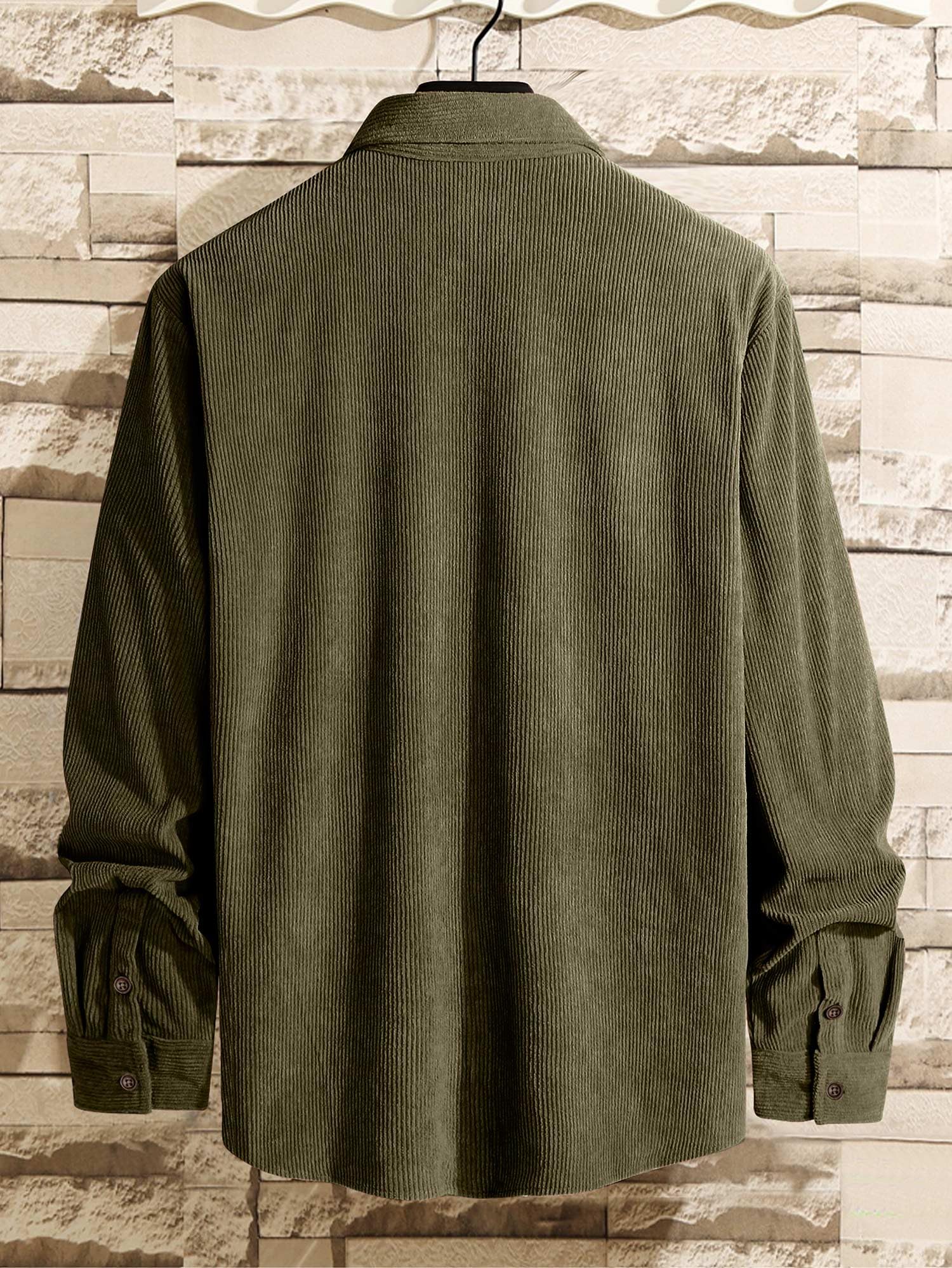Men's Corduroy Shirt Jacket - Button Down Long Sleeve Work Shirt with Pocket | Casual & Workwear for Fall & Winter Outfits