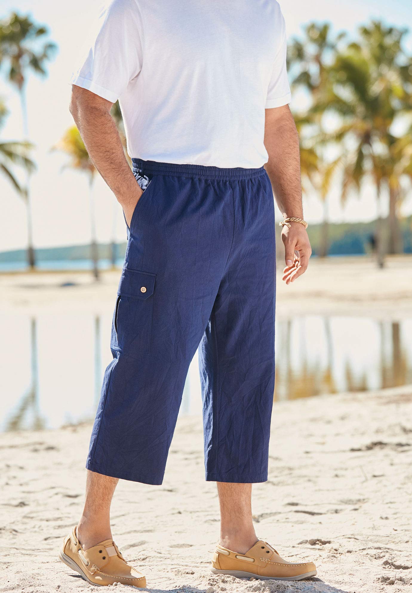 KingSize Men's Big & Tall Gauze Cargo Judo Shorts - Breathable & Comfortable Martial Arts Training Shorts for MMA, BJJ, Karate & Workout - Plus Size Activewear for Summer & Gym