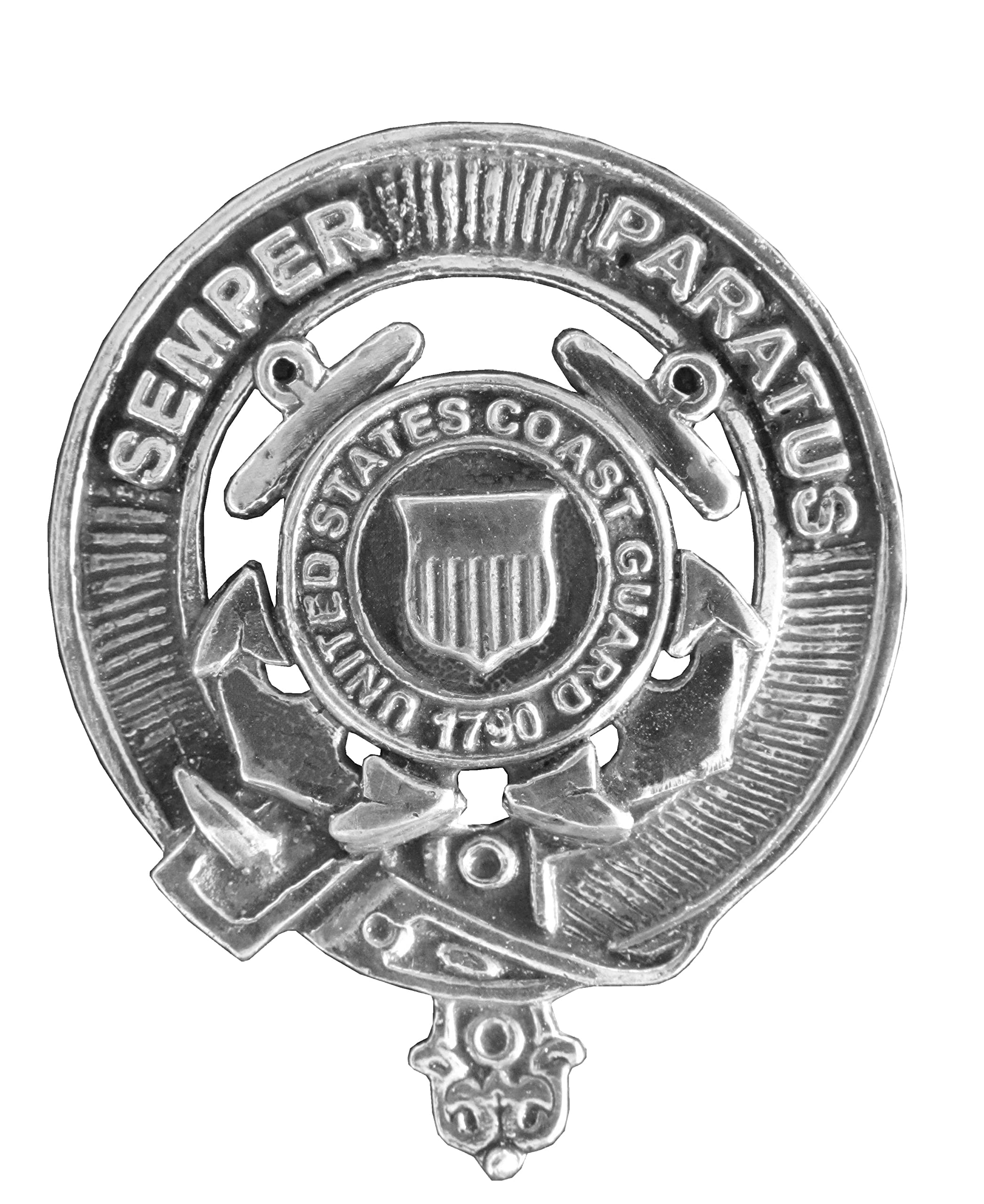 US Coast Guard Badge Sporran - Premium Military Kilt Pouch for Formal Events & Scottish Highland Dress Accessories