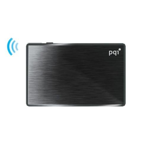 PQI A100 Air Drive Wireless SD Card Reader - Portable WiFi Memory Card Adapter for iPhone, Android, PC & Mac - Perfect for Travel, Photography & File Sharing