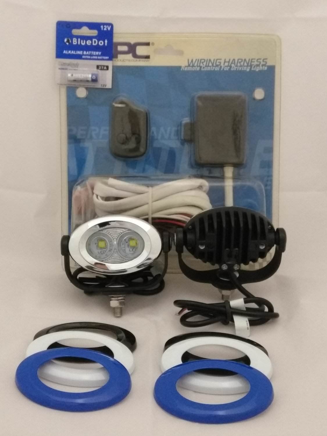 High-Performance LED Driving Lights & Fog Lamps Kit for Suzuki GSX-R600/GSX-R750 - Waterproof Motorcycle Headlights for Night Riding & Bad Weather Conditions