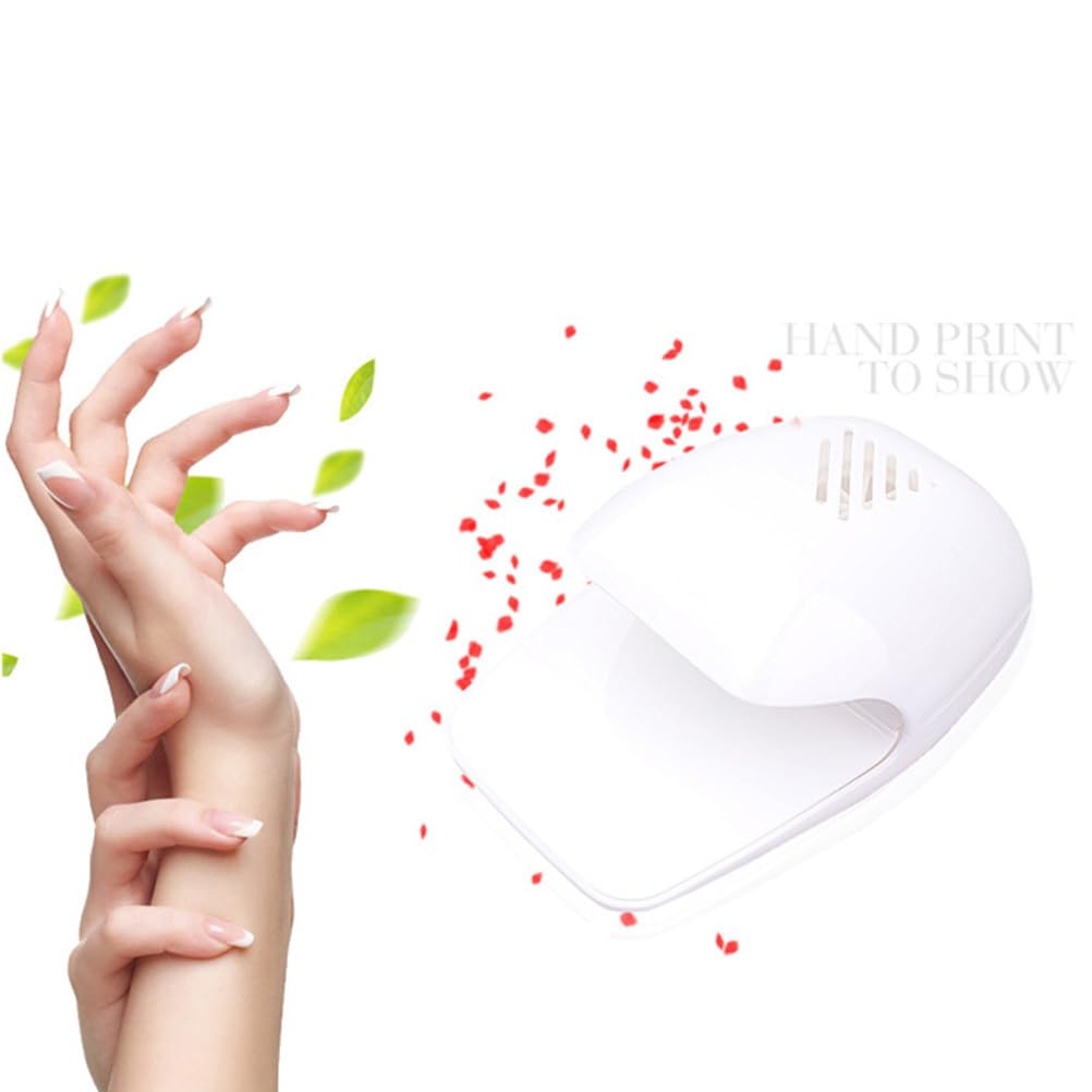 Lurrose Mini Nail Dryer Fan - Portable UV-Free Nail Polish Dryer for Gel & Regular Polish - Perfect for Home Manicures, Nail Salons & Travel Nail Care