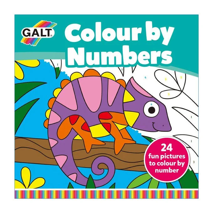 Galt Color By Numbers - Fun & Educational Art Kit for Kids - Perfect for Home, School & Travel Activities
