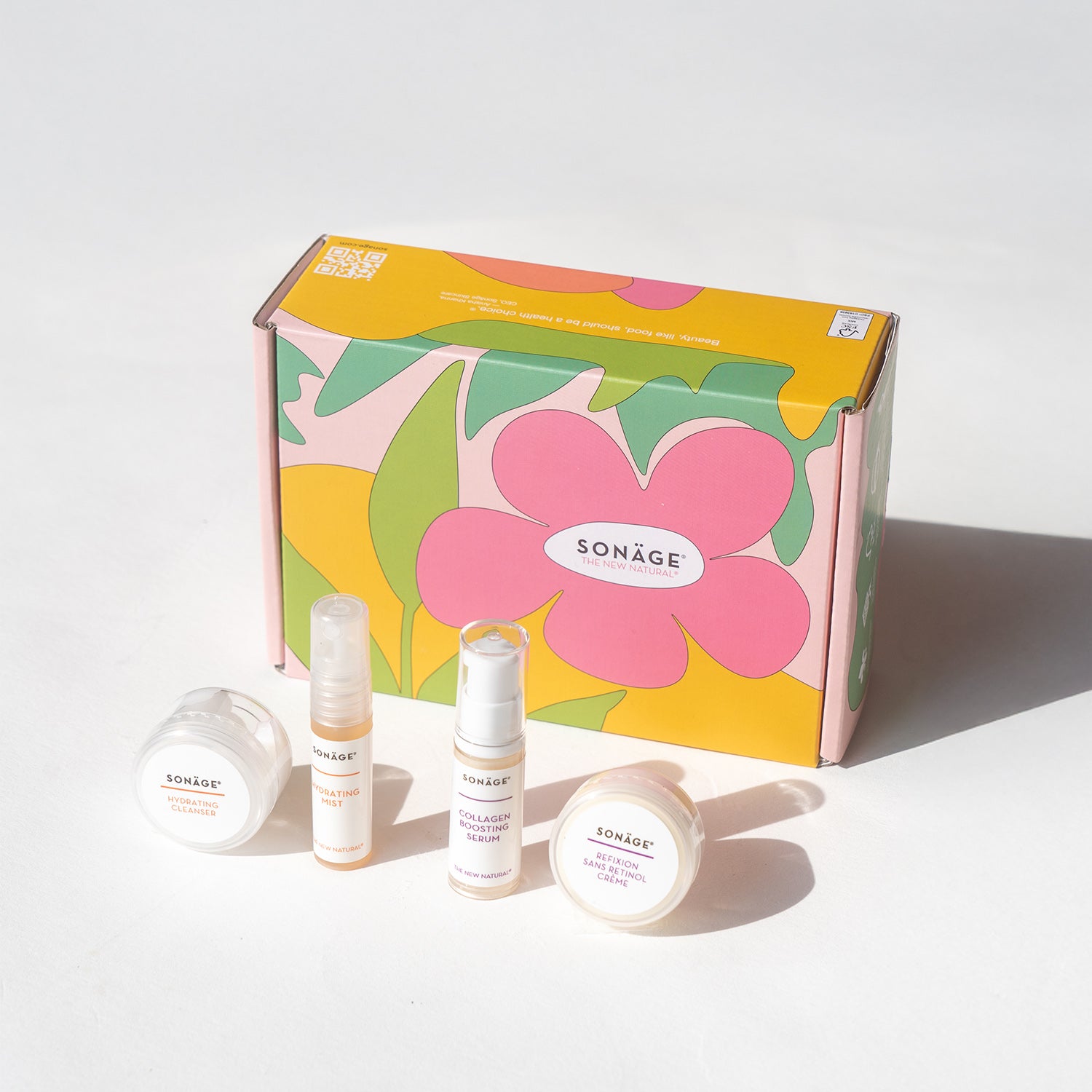 Anti-Aging Skincare Sample Kit - Reduce Wrinkles & Fine Lines - Travel & Trial Size for Face & Neck Care