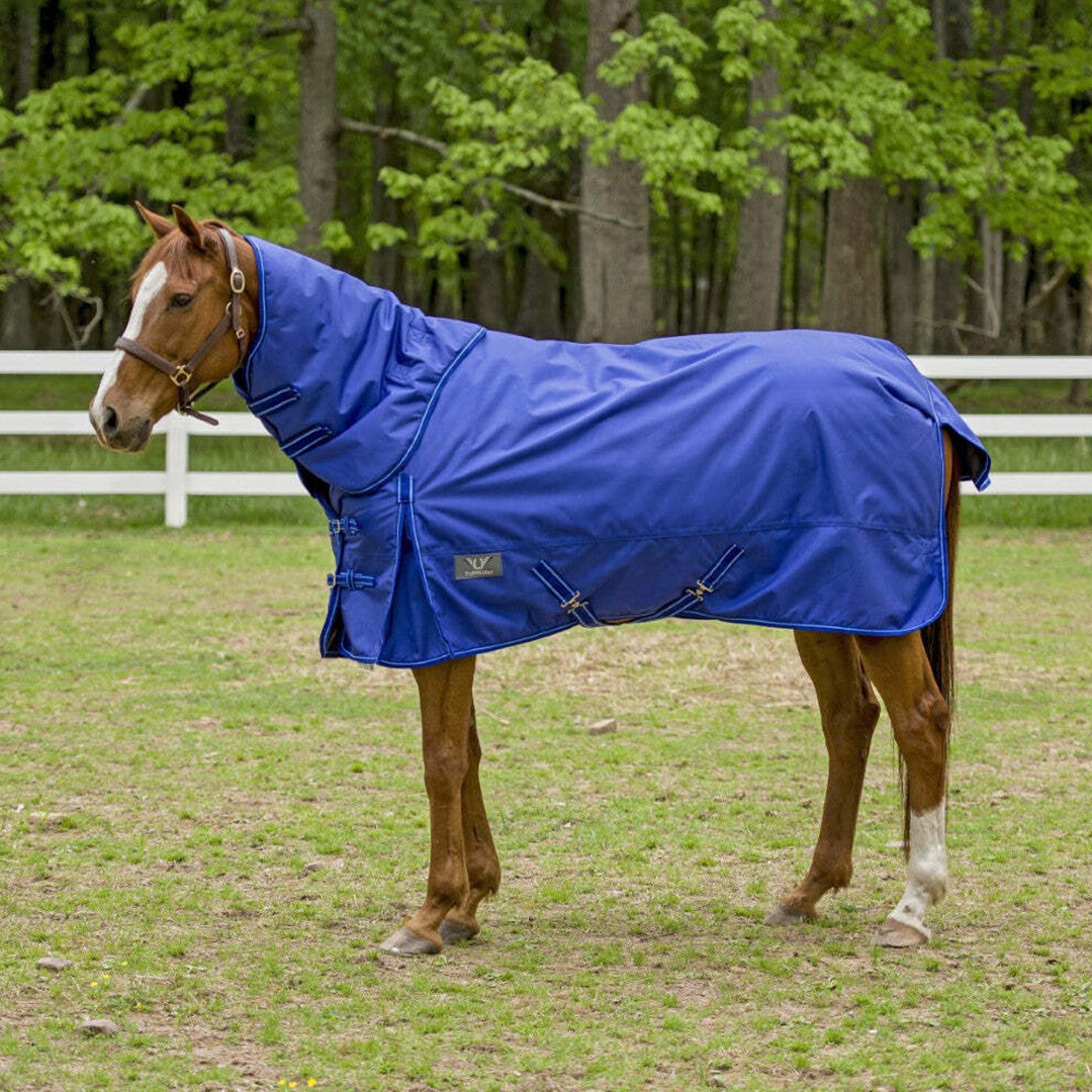 TuffRider Super Comfy Heavyweight 1680D Turnout Blanket with Detachable Neck - Ideal for Horse Winter Protection & Stable Use