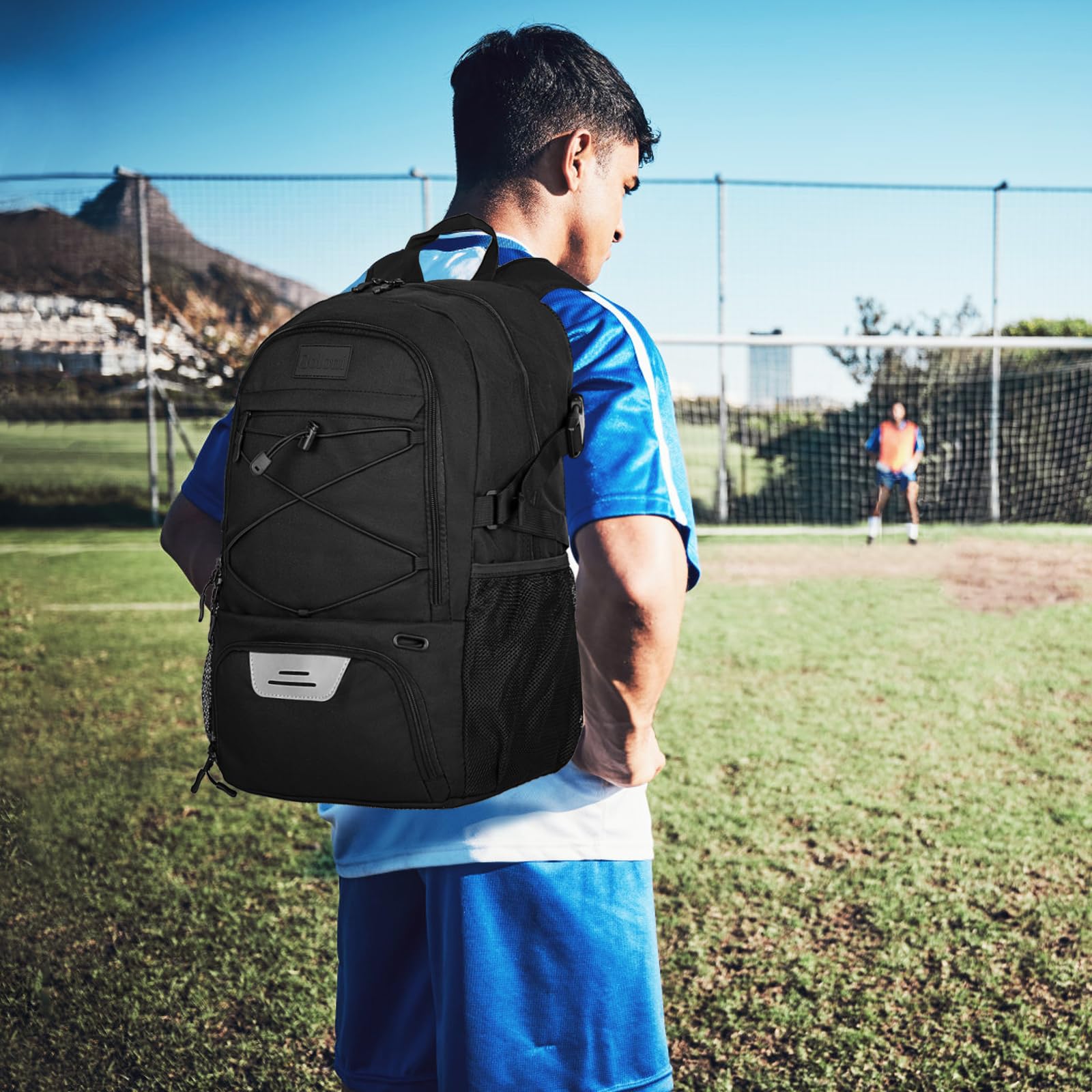 Goloni Soccer & Basketball Backpack with Ball Compartment, Shoe Compartment - Durable Sports Backpack for Men & Women - Perfect for Training, Games & Travel