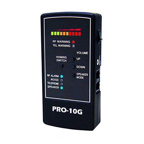 Spy-Hawk Pro-10G GPS Tracker | RF Bug Detector & Phone Tap Finder | Top-Rated Security Device for Home, Office & Vehicle Protection