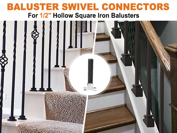 Adjustable Angle Connectors with Shoes - 30 Pack for 1/2