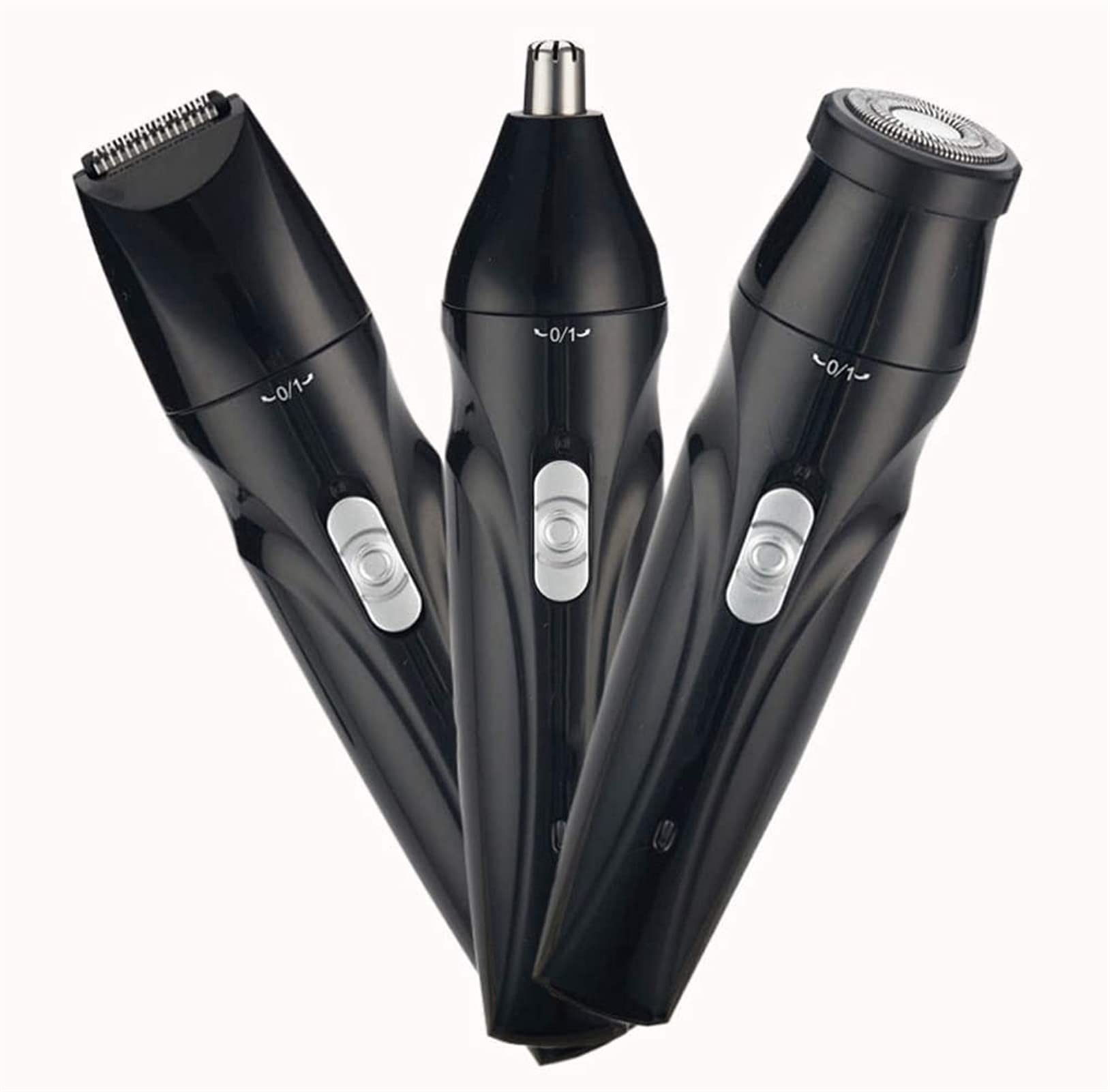 QIYUDS USB Rechargeable Nose Hair Trimmer - Painless Electric Hair Removal for Nose, Eyebrows, Face, Underarm & Bikini Line - Waterproof Grooming Kit for Men & Women - Perfect for Travel, Gym & Daily Personal Care