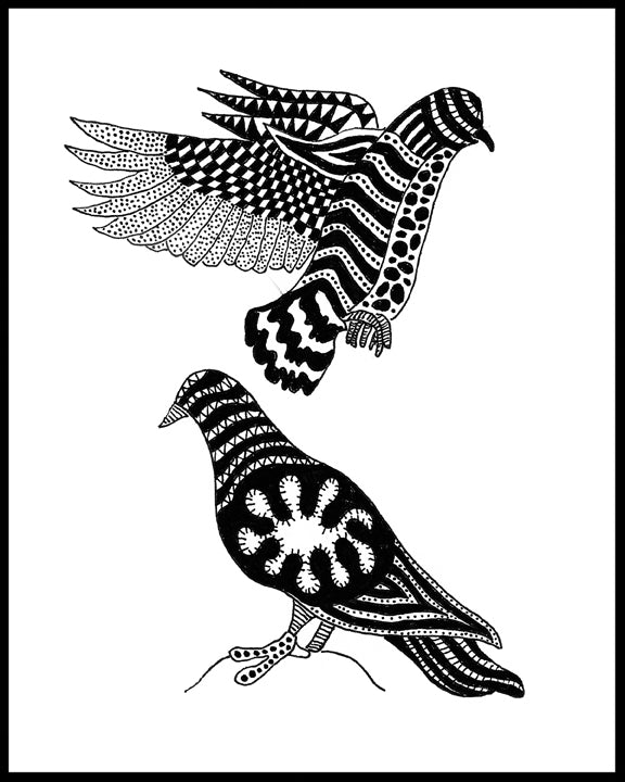 Kyoko Miyabe Cherokee Hogscape II - Unique Art Print for Home & Office Decor | Perfect for Living Rooms, Bedrooms & Gifts