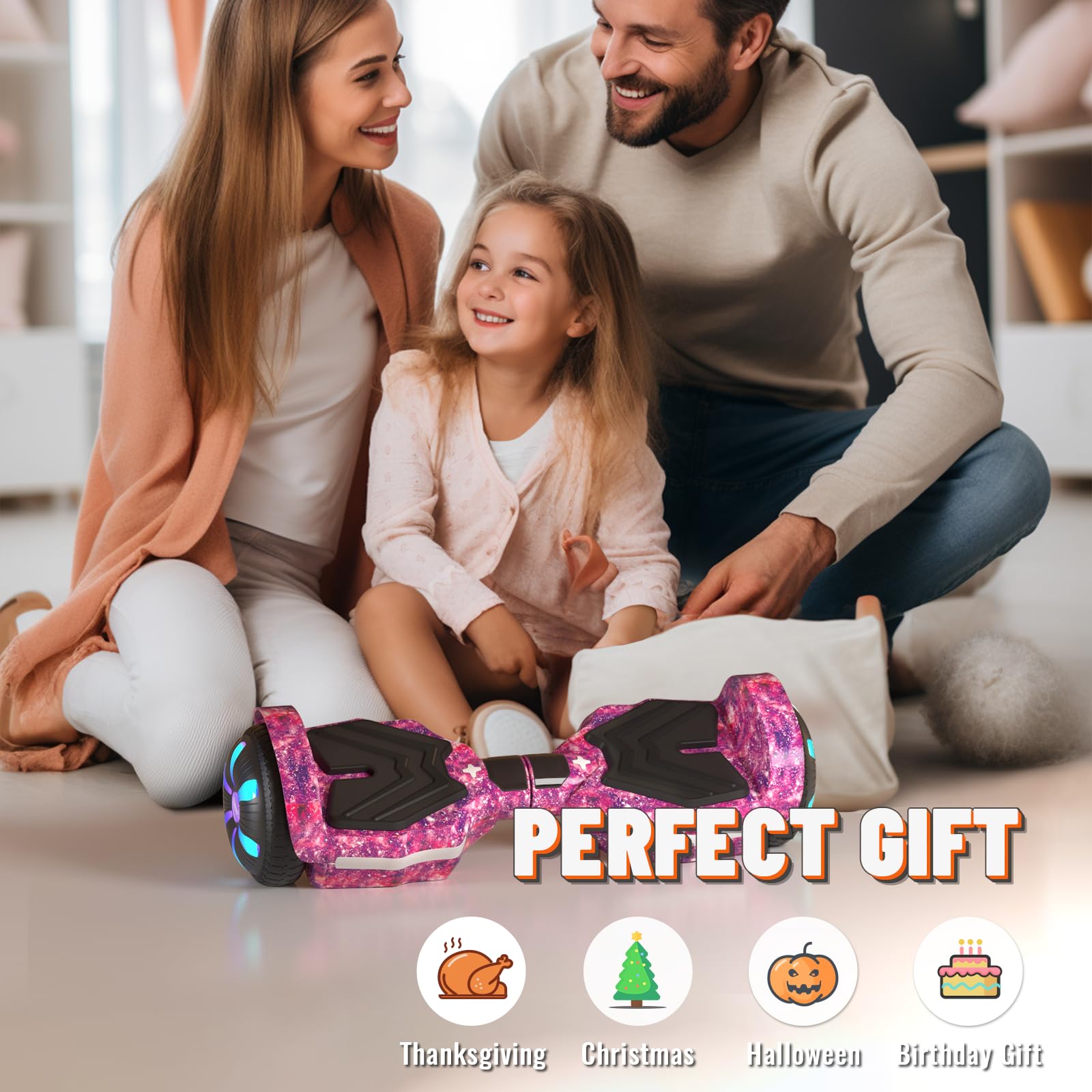 Electric Scooter with Bluetooth Speakers & LED Light-Up Wheels - 250W Dual Motor, 8.5mph Speed, 8.5mi Range, APP Control - Perfect Commuting & Fun Ride for Kids & Adults (Boys/Girls) - Ideal for Urban Travel, Campus Commute & Weekend Adventures