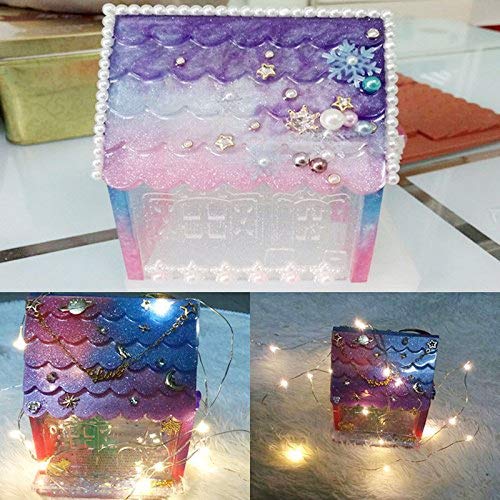 **Hofumix Christmas Silicone Molds for Baking - 2 Sets of Cake & Chocolate Molds - Xmas House Decorations for Holiday Parties, DIY Desserts, and Festive Treats**