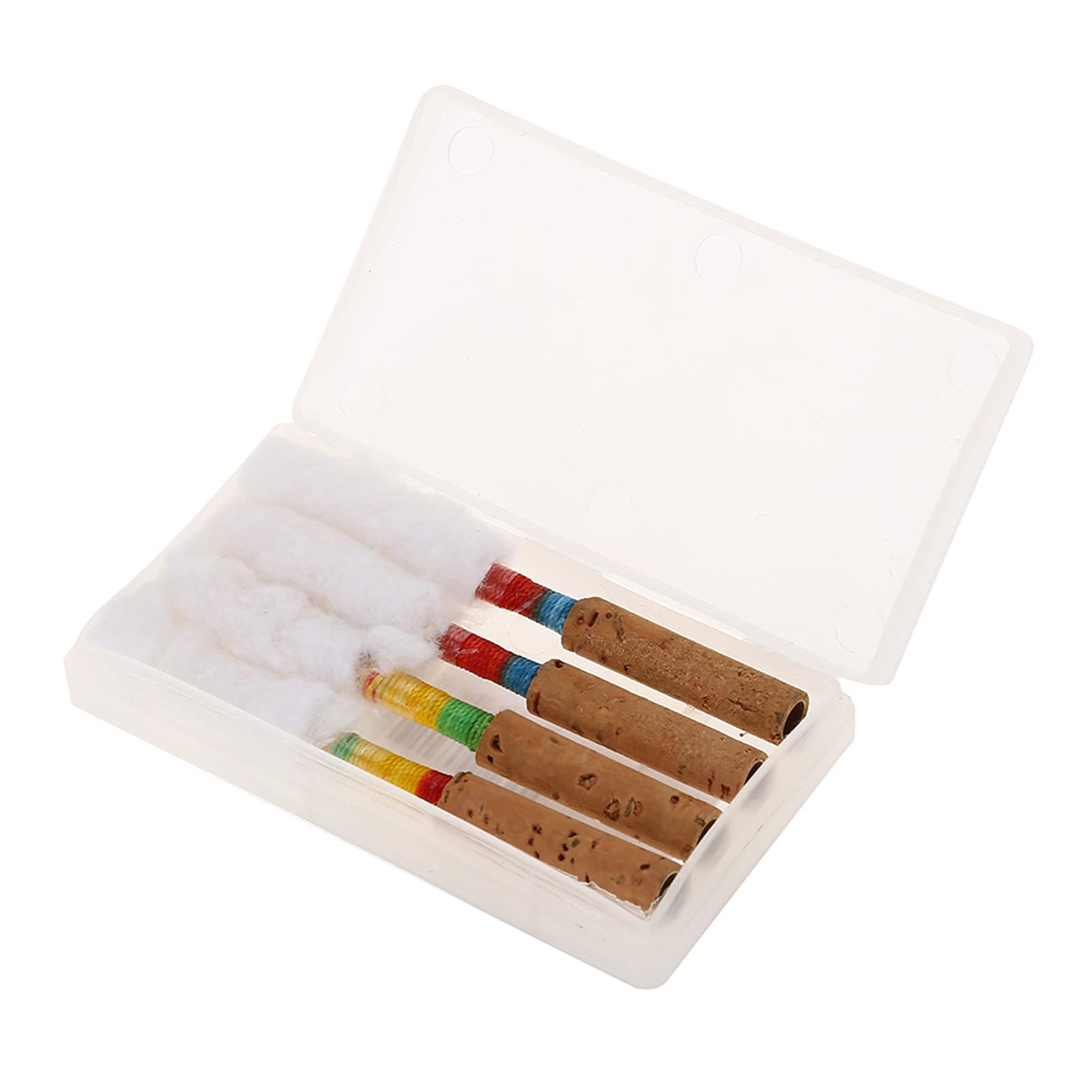 4Pcs Medium Soft Oboe Reeds - Synthetic Student Reeds for Wind Instruments with Plastic Storage Case - Perfect for Beginners & Practice Sessions