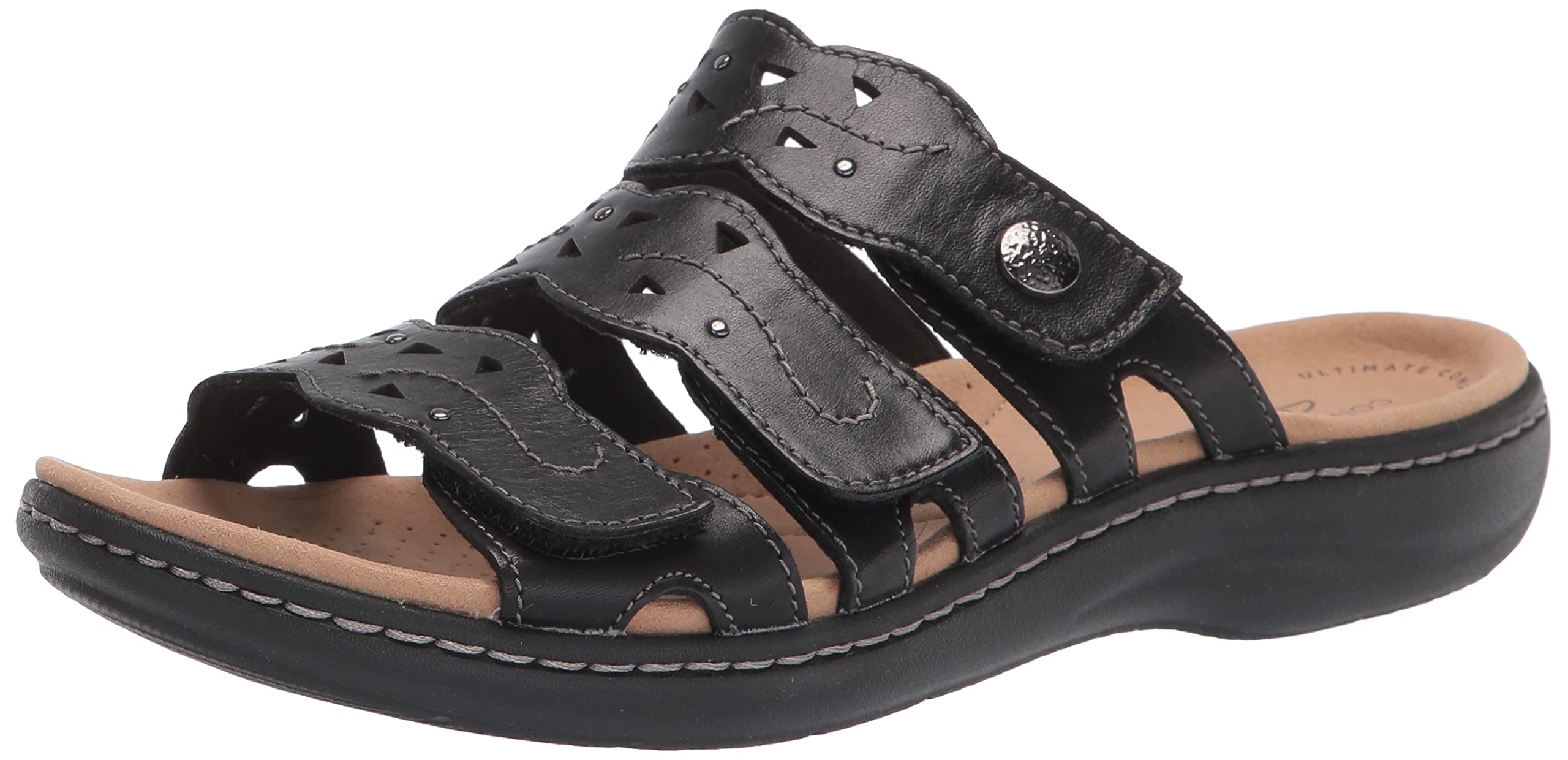 Clarks Women's Laurieann Echo Flat Sandal - Comfortable Casual Sandals for Women | Perfect for Summer, Beach, and Everyday Wear