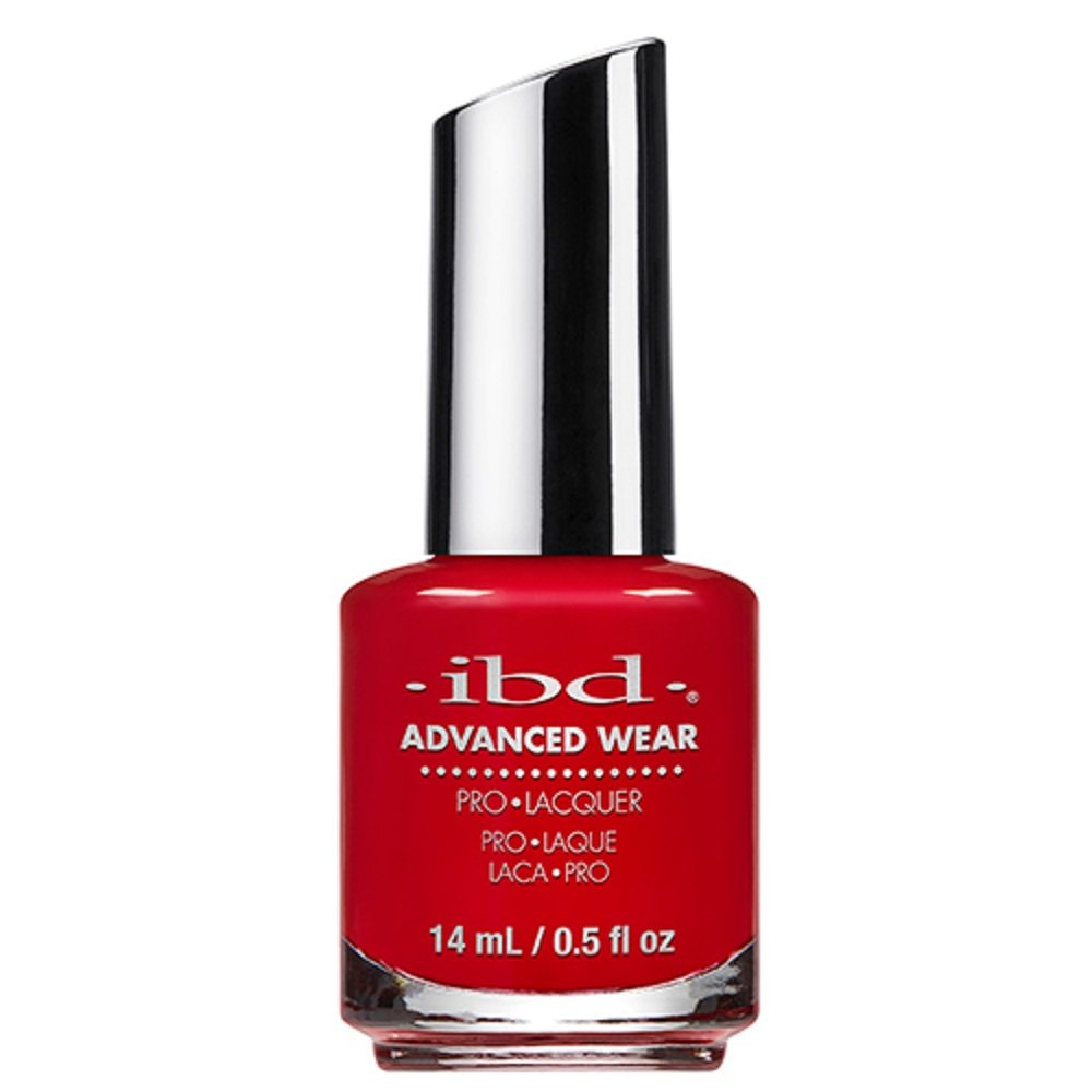 IBD Advanced Wear Pro Lacquer - Long-Lasting Nail Polish in Bing Cherries (0.5 Fl Oz) - Perfect for Salon Professionals & At-Home Manicures