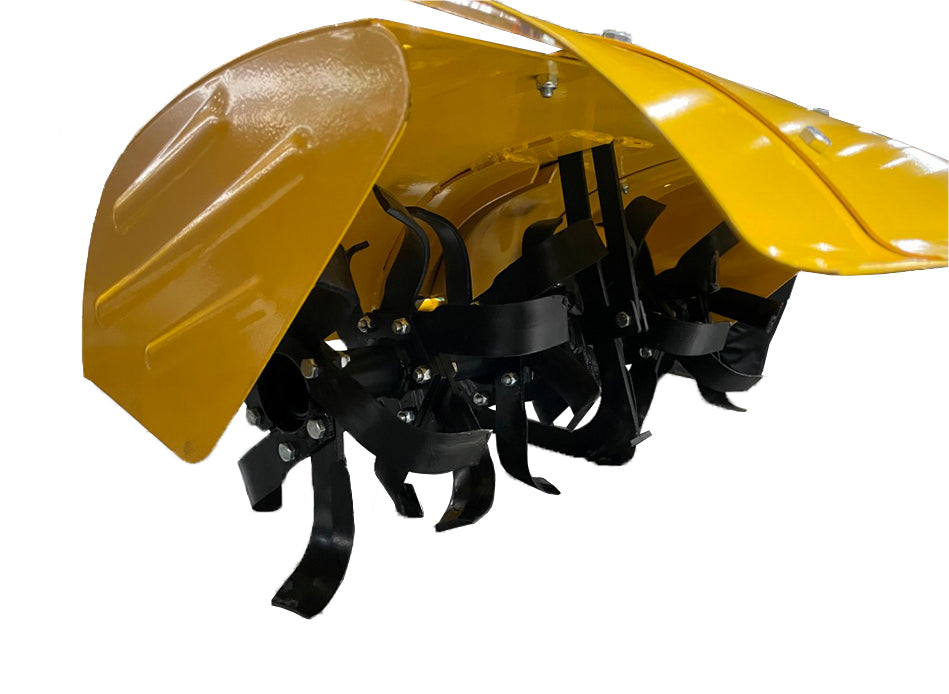 Best Walking Tractor with Rotary Tiller Attachment - Heavy Duty Garden Tiller for Farming & Landscaping | Perfect for Small Farms, Vineyards & Organic Gardening