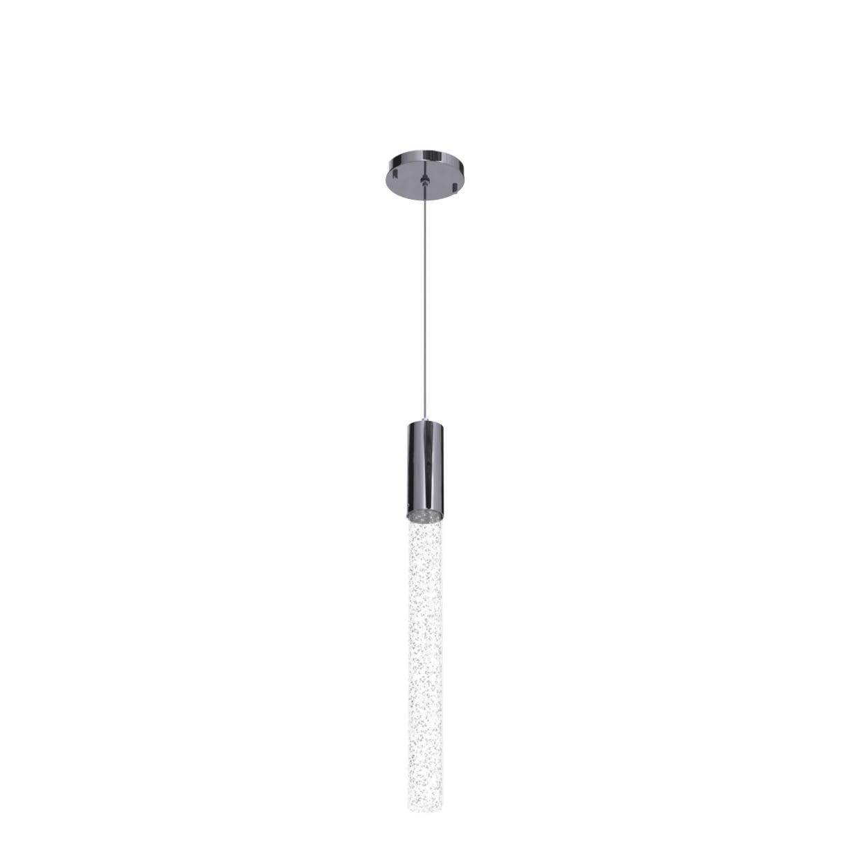 3 Pack Modern Dimmable LED Pendant Lights for Kitchen Island - Silver Hanging Light Fixtures for Dining Room, Bedroom & Living Room | Energy Efficient Lighting for Home Decor
