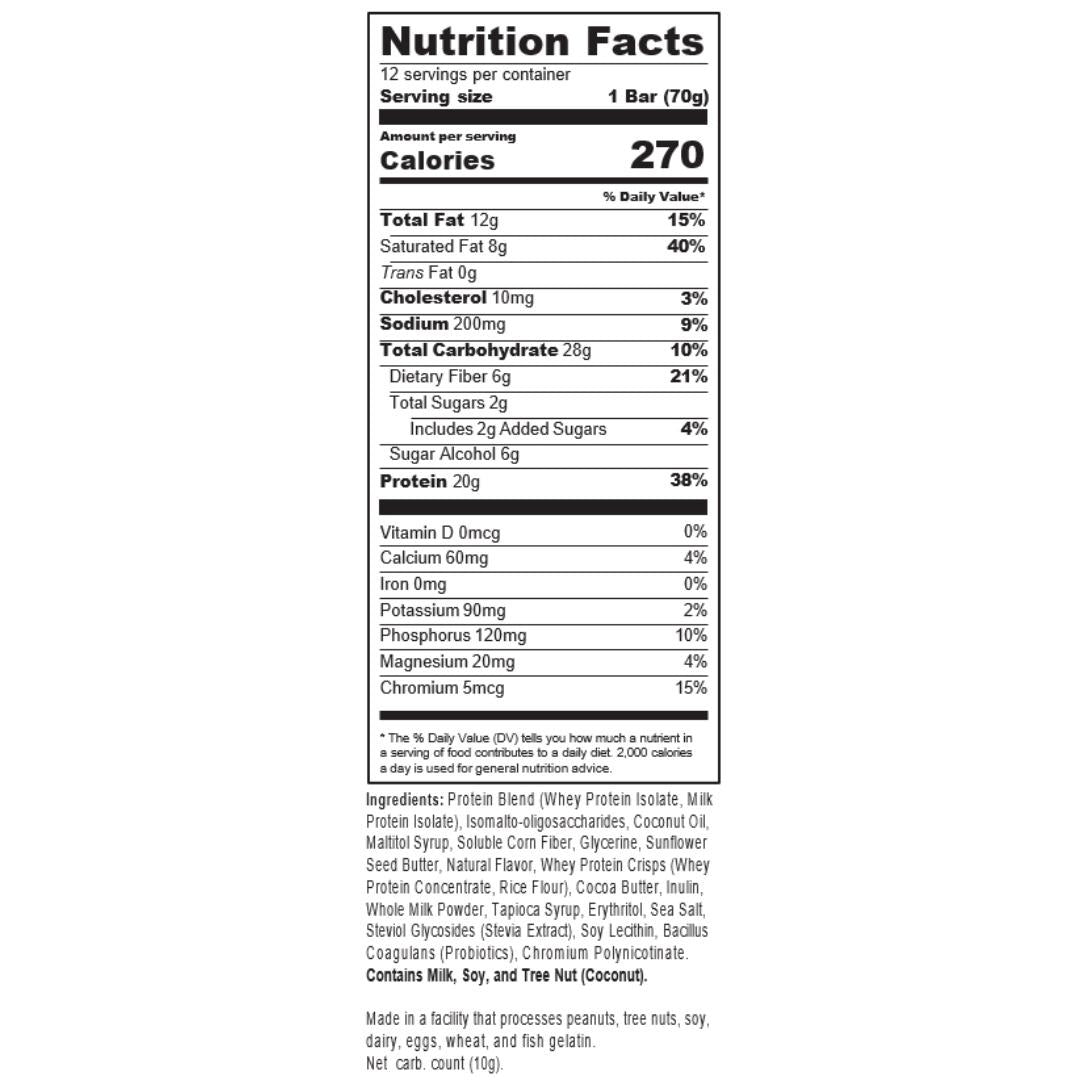 Performance Inspired Nutrition Bar 2.0 - High Protein Snack for Athletes & Fitness - Perfect for Pre/Post Workout, On-the-Go Energy & Muscle Recovery
