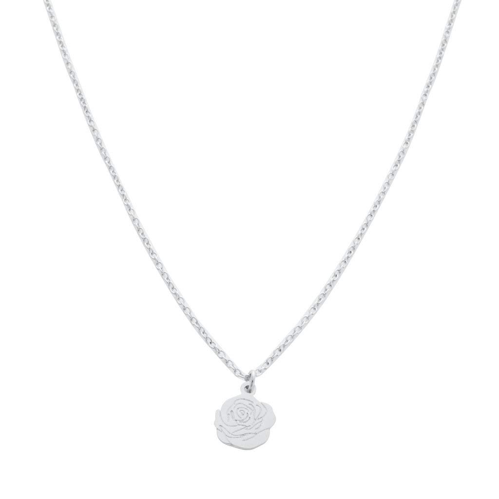 Honeycat Magic Charm Rose Necklace - 18K Gold, Rose Gold & Sterling Silver | Minimalist Delicate Jewelry for Women | Perfect Gift for Valentine's Day, Anniversary & Special Occasions