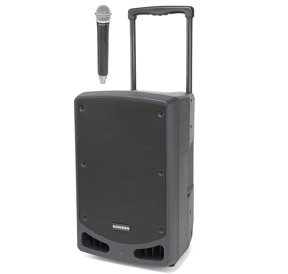 Samson Expedition XP312W All-in-One Portable PA System with Wireless Microphone & Bluetooth - Perfect for Outdoor Events, Parties, and Public Speaking