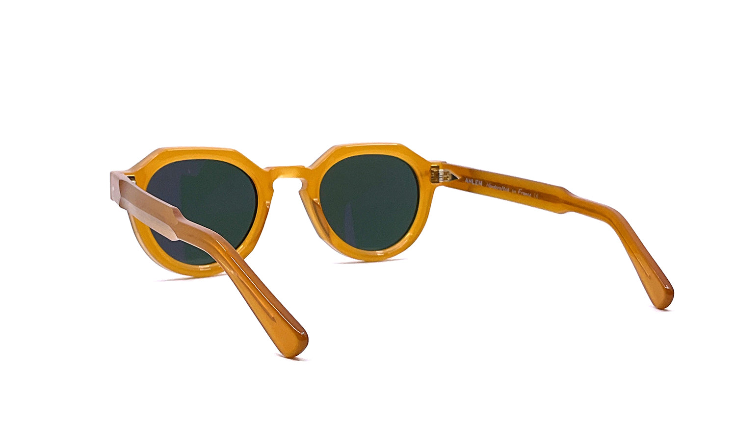 Ahlem Grenelle Sunglasses - Classic Peach Frame with UV Protection for Women | Perfect for Beach, Driving & Outdoor Activities