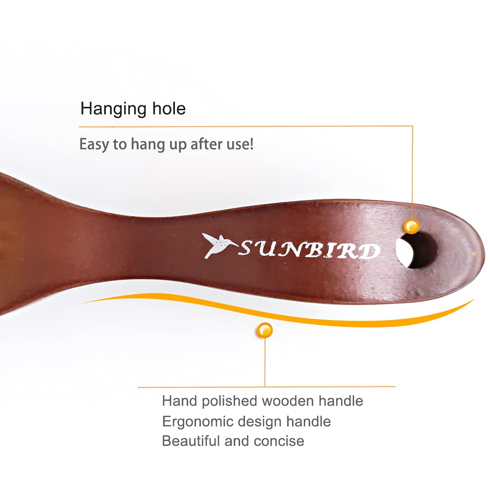 Premium Wooden Clothes Brush for Cashmere, Sweaters & Coats - Gentle Lint & Dust Remover with Soft Nylon Bristles for Men & Women | Perfect for Delicate Fabrics, Wardrobe Care & Travel Essentials