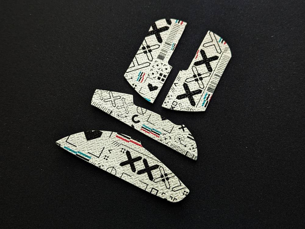 BT.L Mouse Grip for Lamzu Atlantis YHG White - Non-Slip Gaming Mouse Grip Tape for Enhanced Control - Perfect for FPS, MOBA, and Esports Gaming