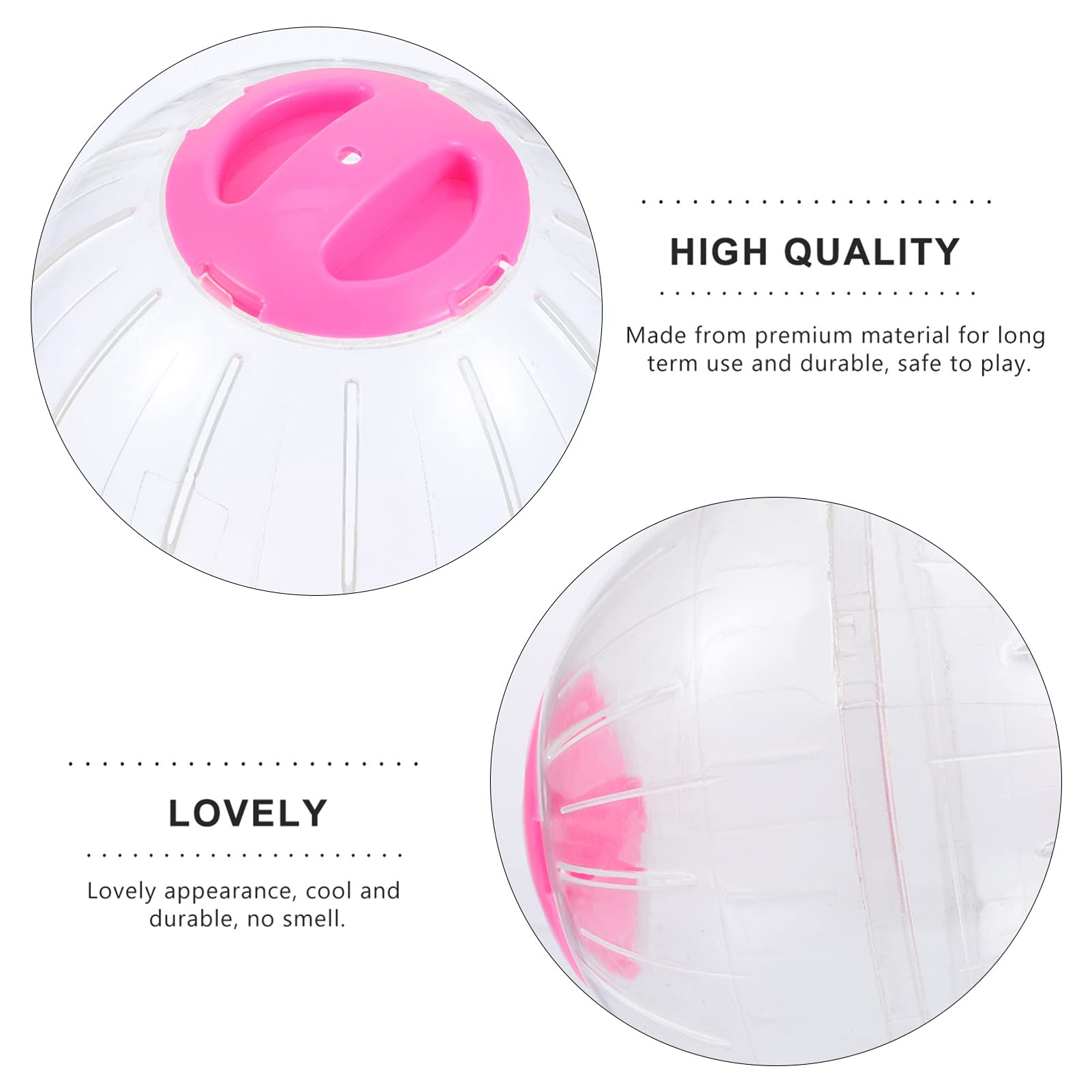 Hamster Exercise Ball - Durable Hamster Running Wheel Toy for Small Pets Like Chinchillas & Gerbils - Fun Activity Ball for Hamster Exercise & Play - Perfect for Indoor Pet Playtime & Cage Enrichment