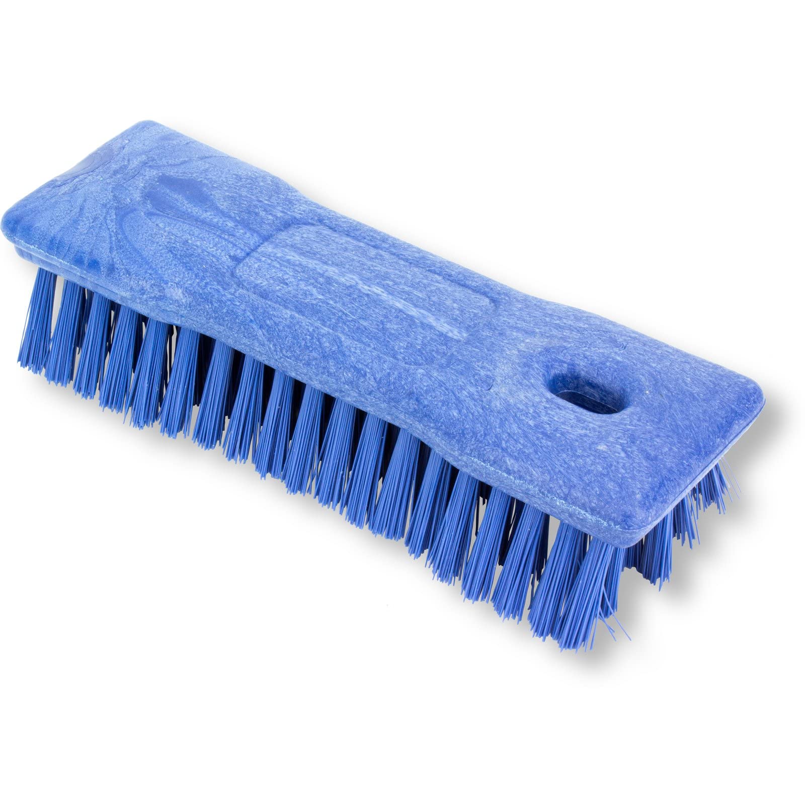 SPARTA 42024EC14 Comfort Grip Plastic Scrub Brush - 2 Inch Hand Cleaning Brush, Blue (Pack of 6) - Perfect for Kitchen, Bathroom, Dishes & Household Cleaning