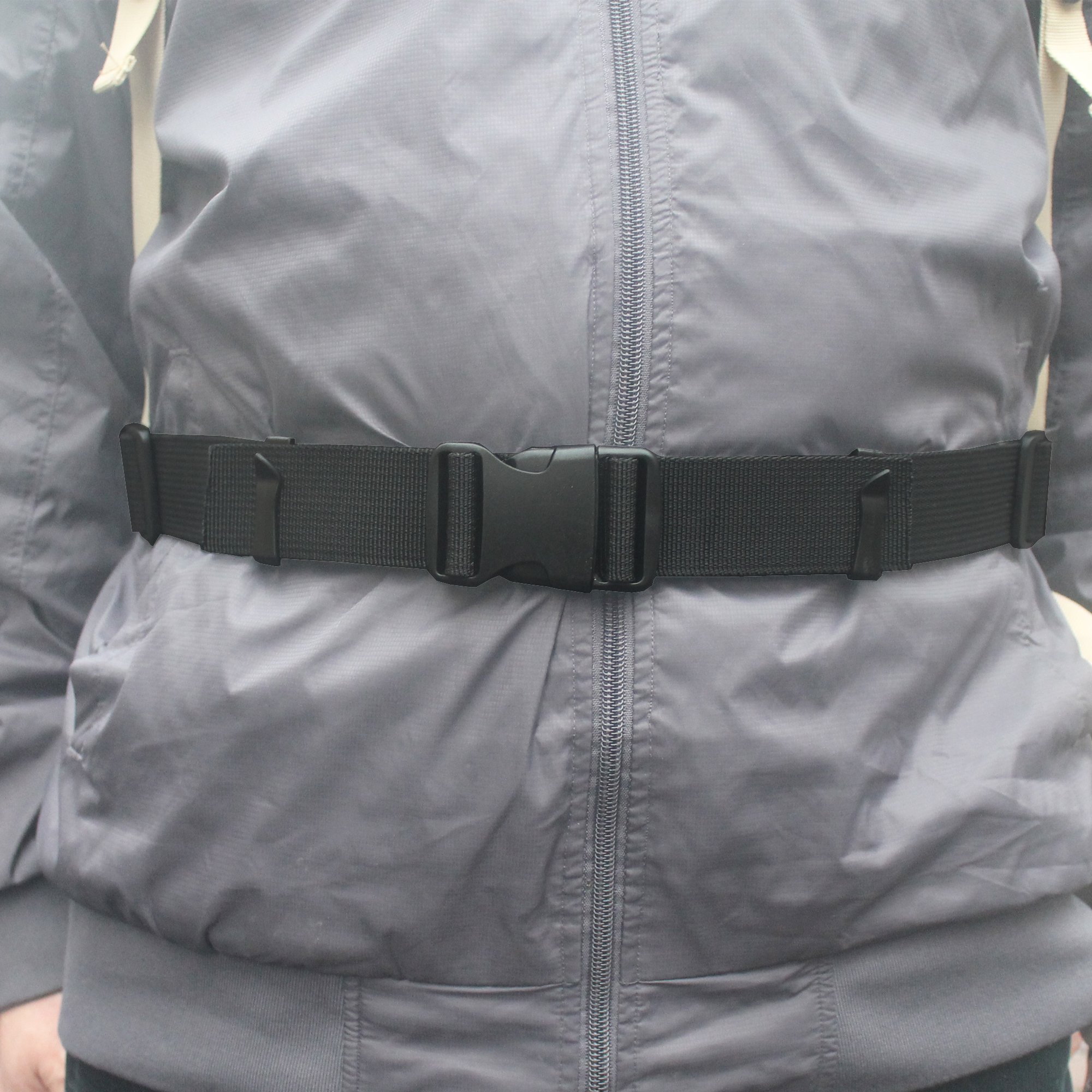 Universal Adjustable Waist Strap for Backpacks - Secure Buckle Design for Hiking, Travel & Outdoor Adventures