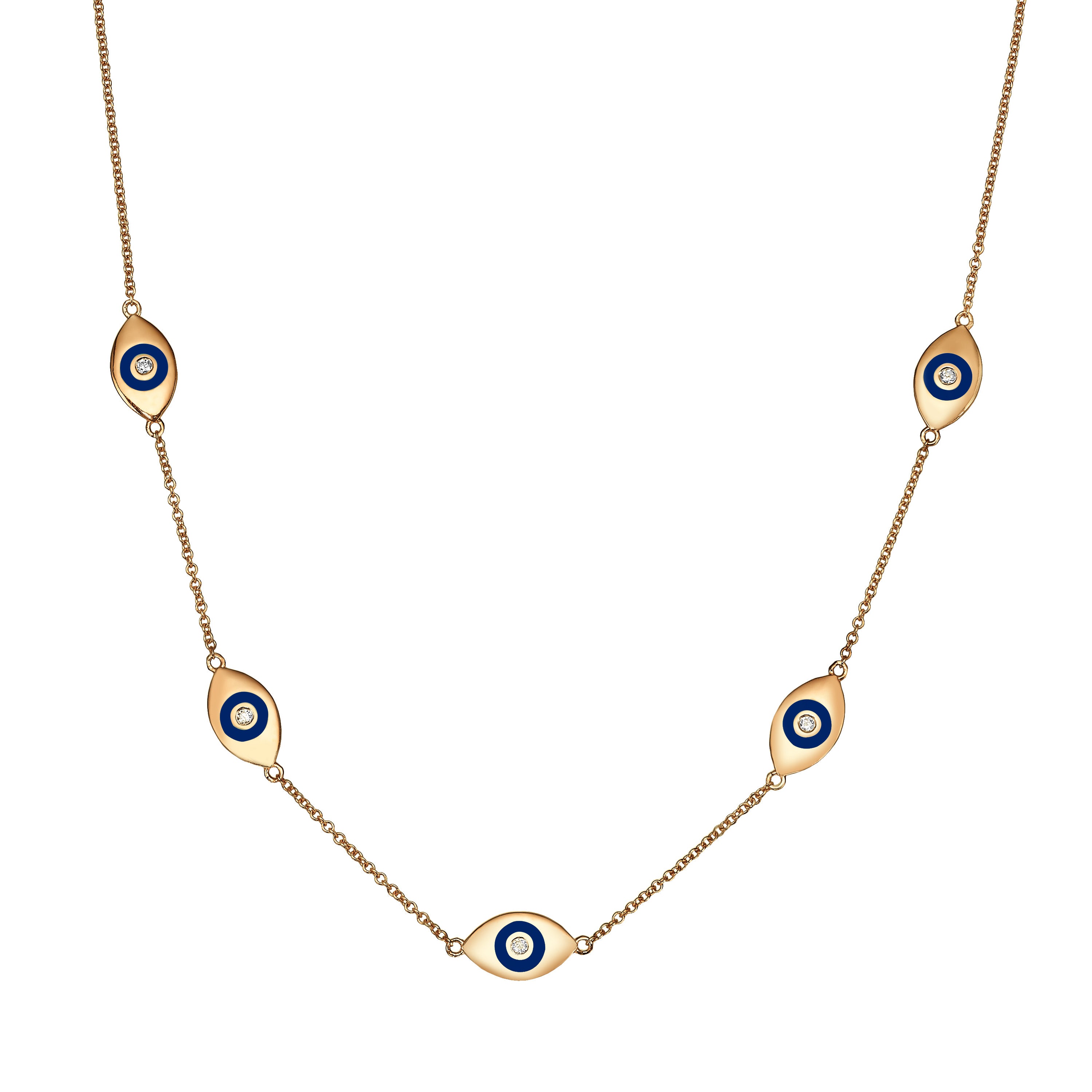 Ojos Necklace - Elegant Evil Eye Pendant for Women | Handmade Boho Jewelry for Protection & Good Luck | Perfect for Layering, Gifts & Everyday Wear
