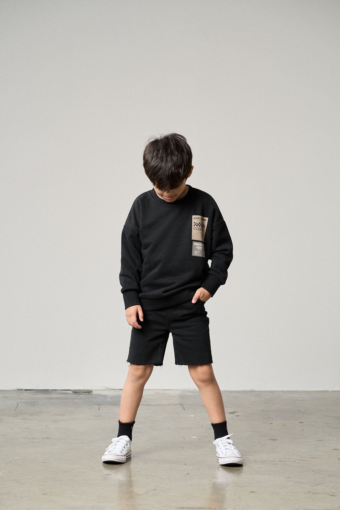 Premium Black Core Values Elevated Crewneck Sweatshirt - Comfortable & Stylish for Casual Wear, Street Fashion, and Everyday Outfits