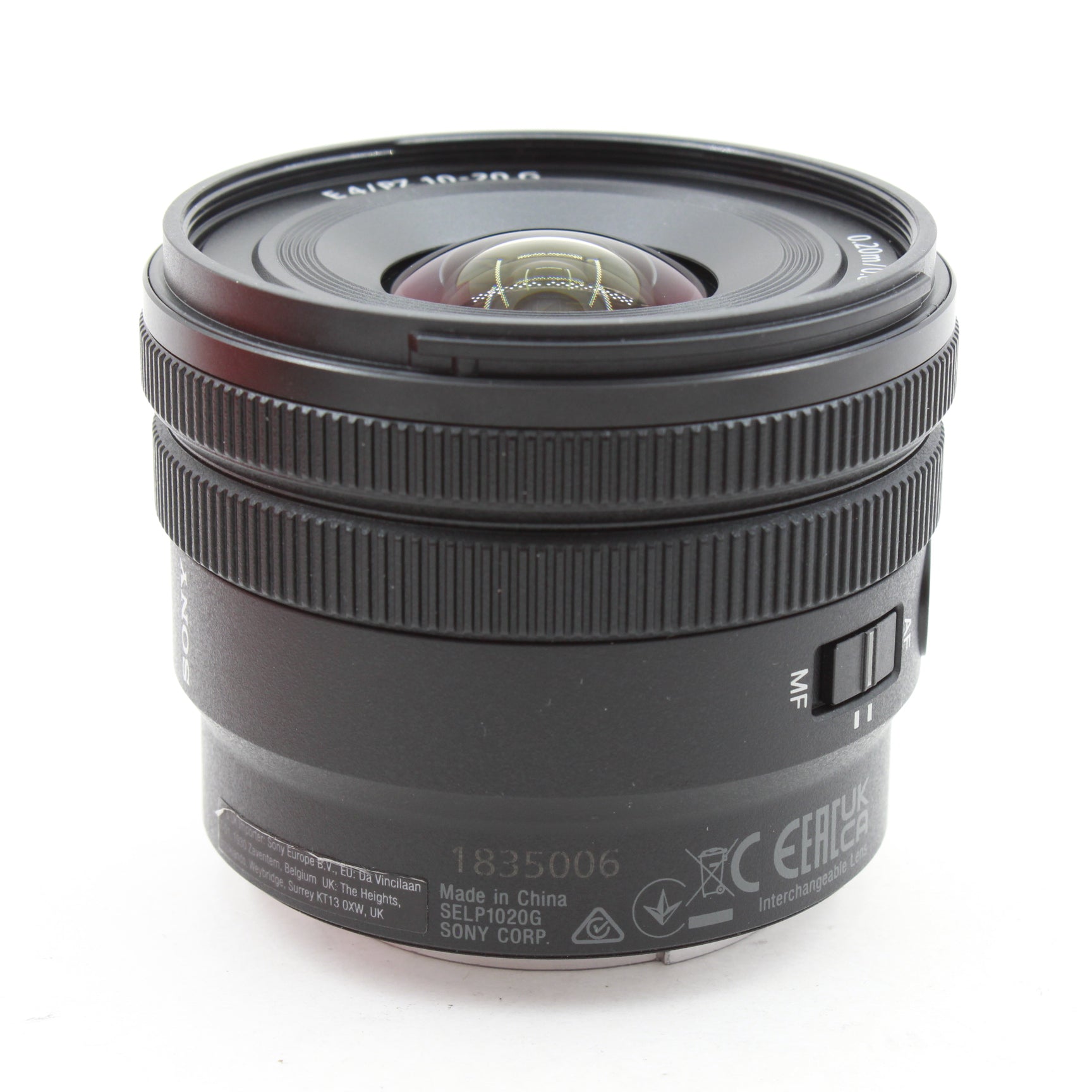 Open Box Sony E 10-20mm f/4 PZ G Lens for Vlogging & Travel Photography - Wide-Angle Zoom for Sony Mirrorless Cameras