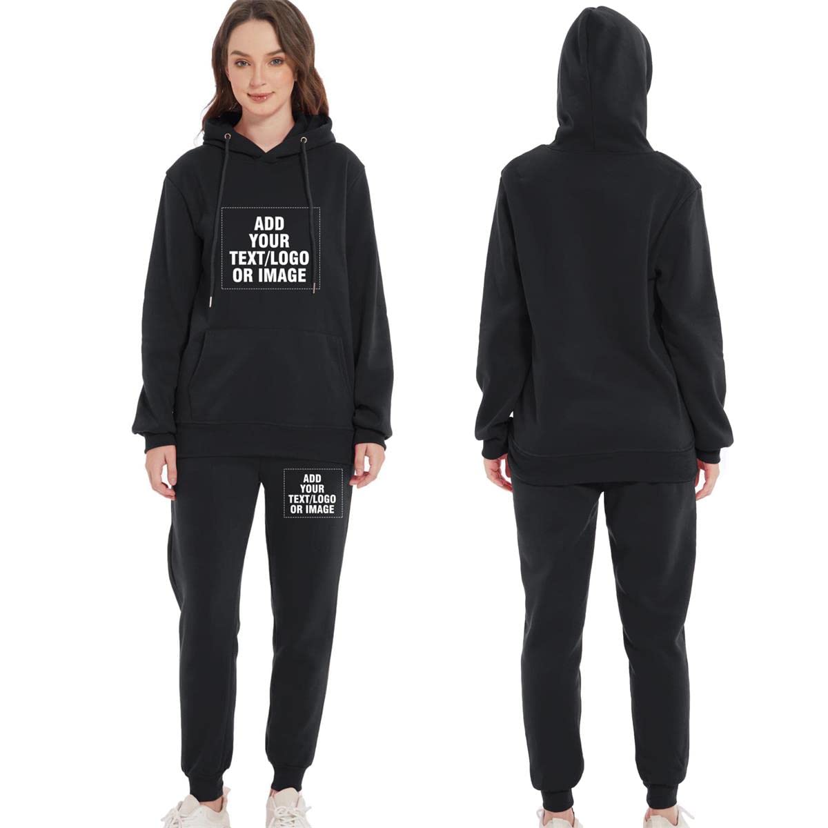 Custom Mowbeat Sweat Suit Hoodie & Sweatpants Set - Personalized Long Sleeve Pullover Sweatshirt for Men & Women | Gym, Lounge, Streetwear Fashion