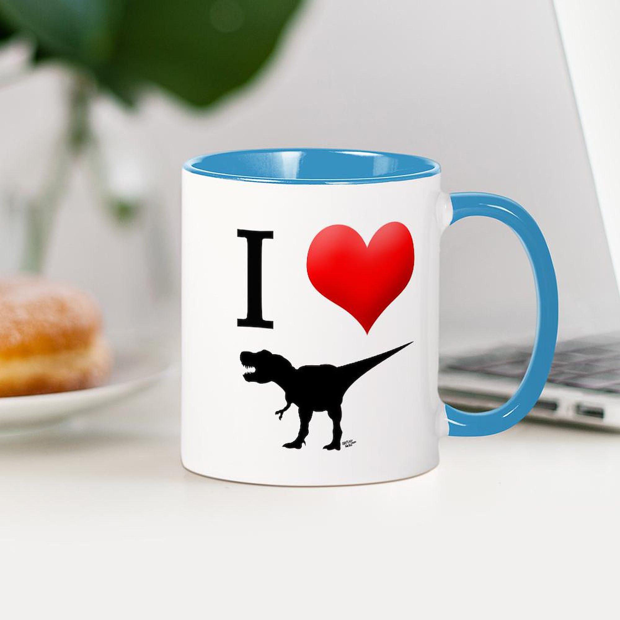 Dinosaurs Ceramic Coffee Mug 11 oz (325 ml) - Funny Dino Design for Home, Office, or Gift - Perfect for Coffee, Tea, or Hot Chocolate